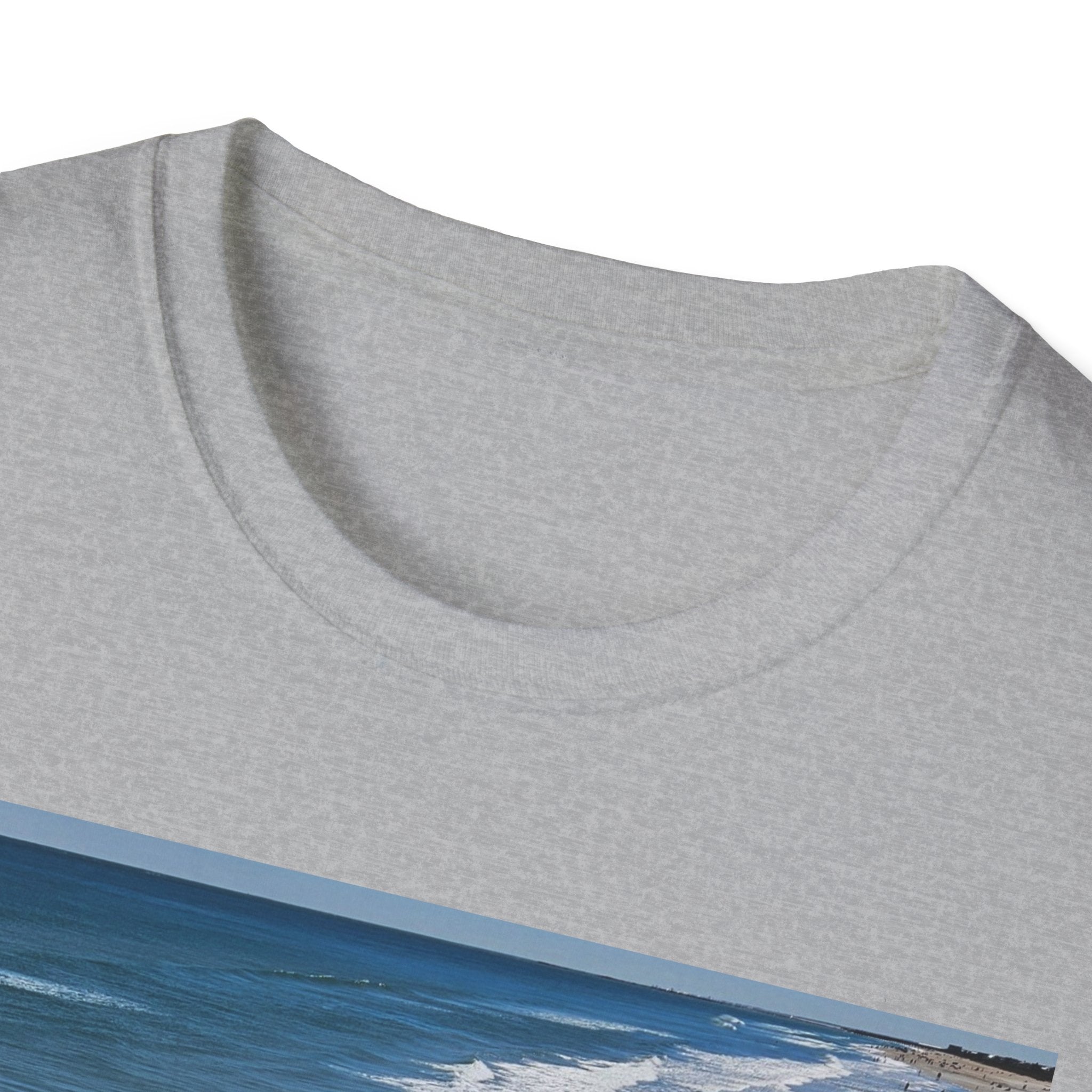 Beach Waves Photo T-Shirt — Coastal Ocean Surf Graphic Tee