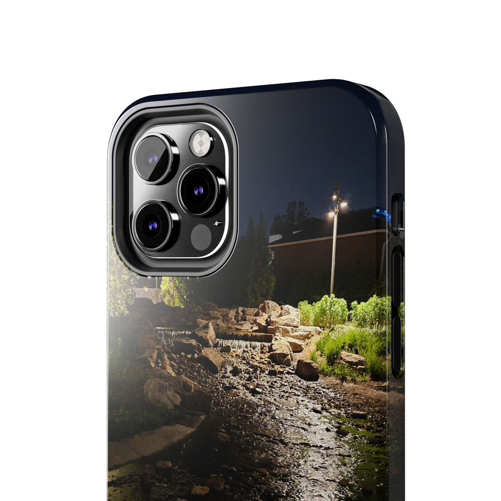 Night River Phone Case — Moody Outdoor Landscape Protective Cover