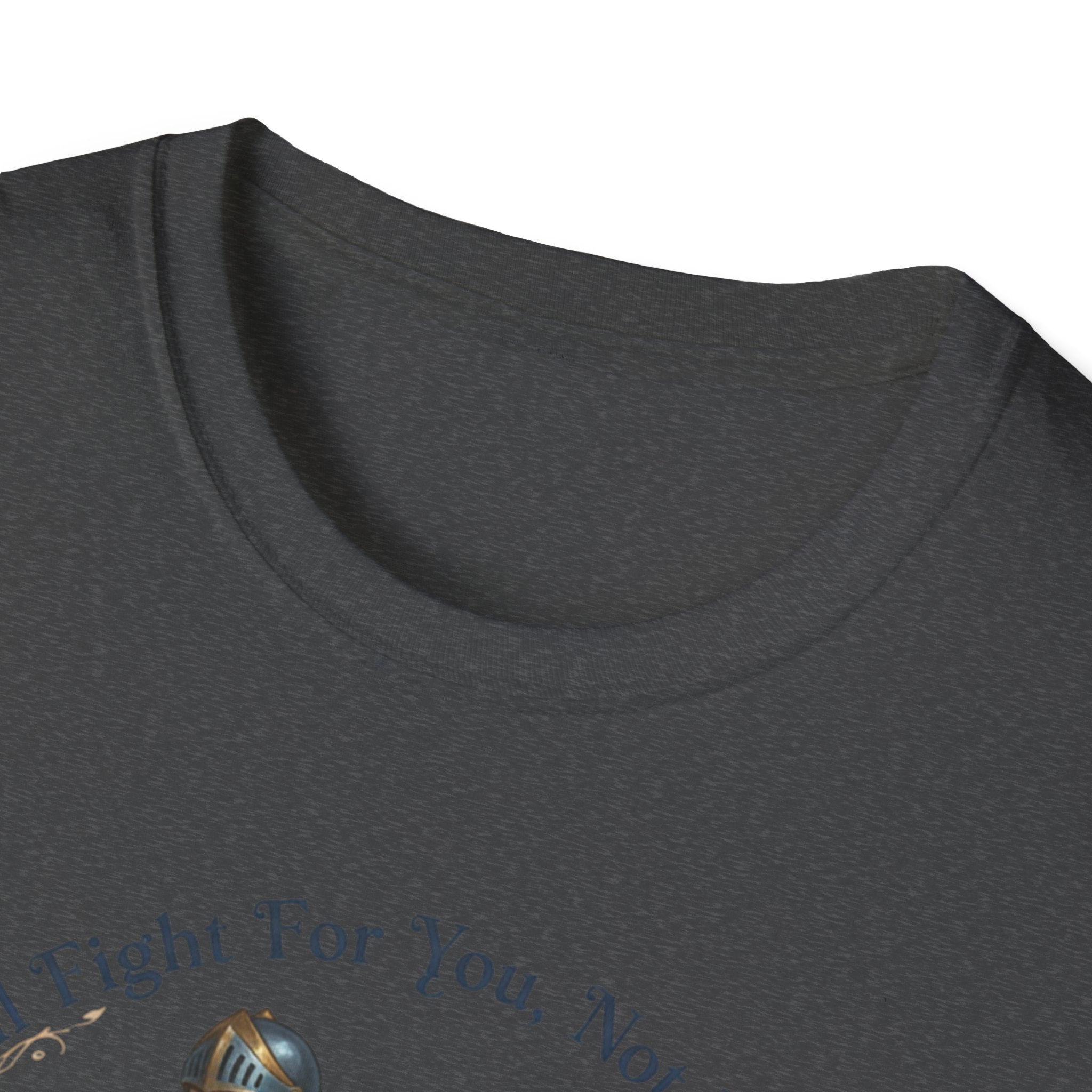 I Will Fight For You, Not With You Illustration T-Shirt | Fantasy Couple, Viper Motif