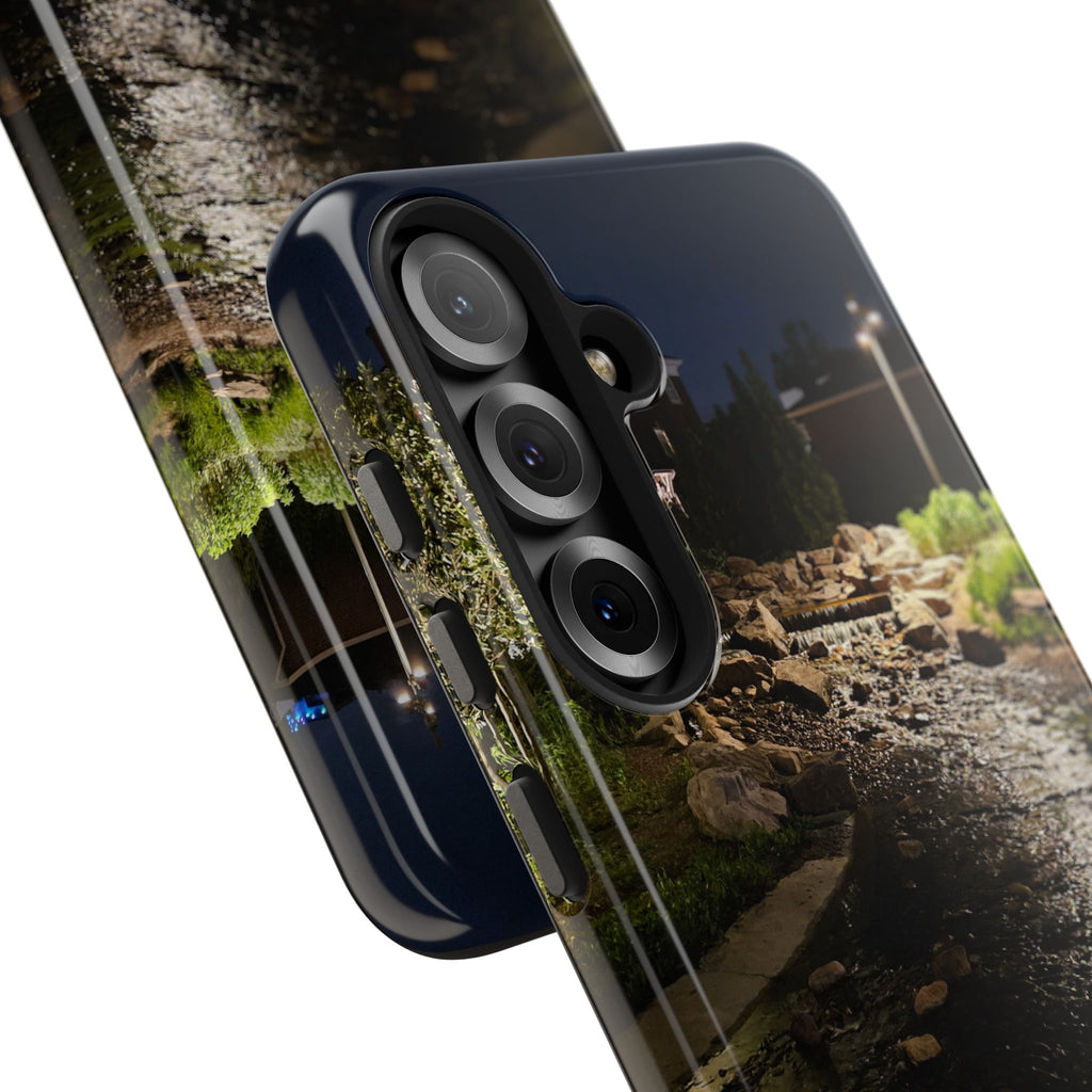 Night River Phone Case — Moody Outdoor Landscape Protective Cover