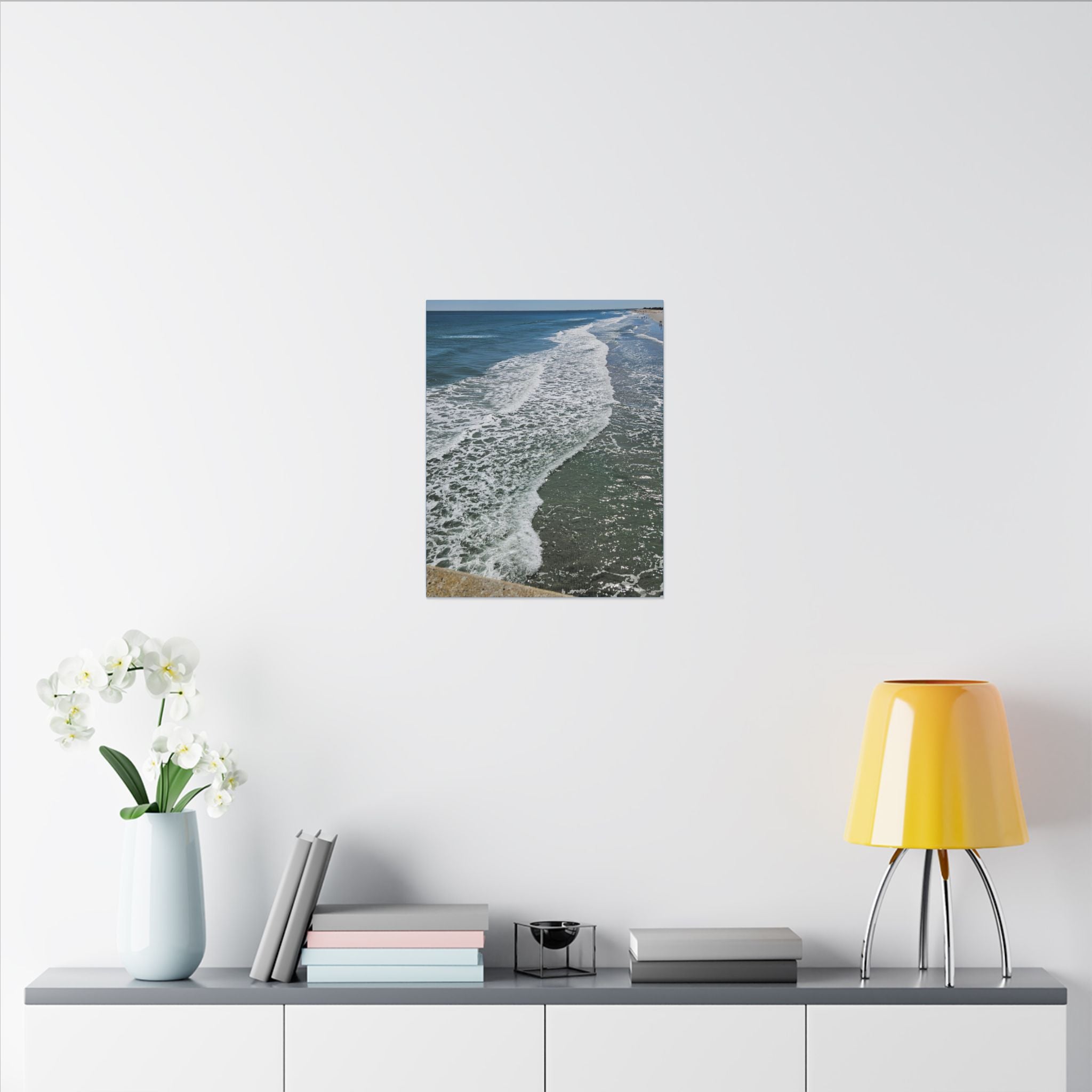 Ocean Shoreline Waves Canvas