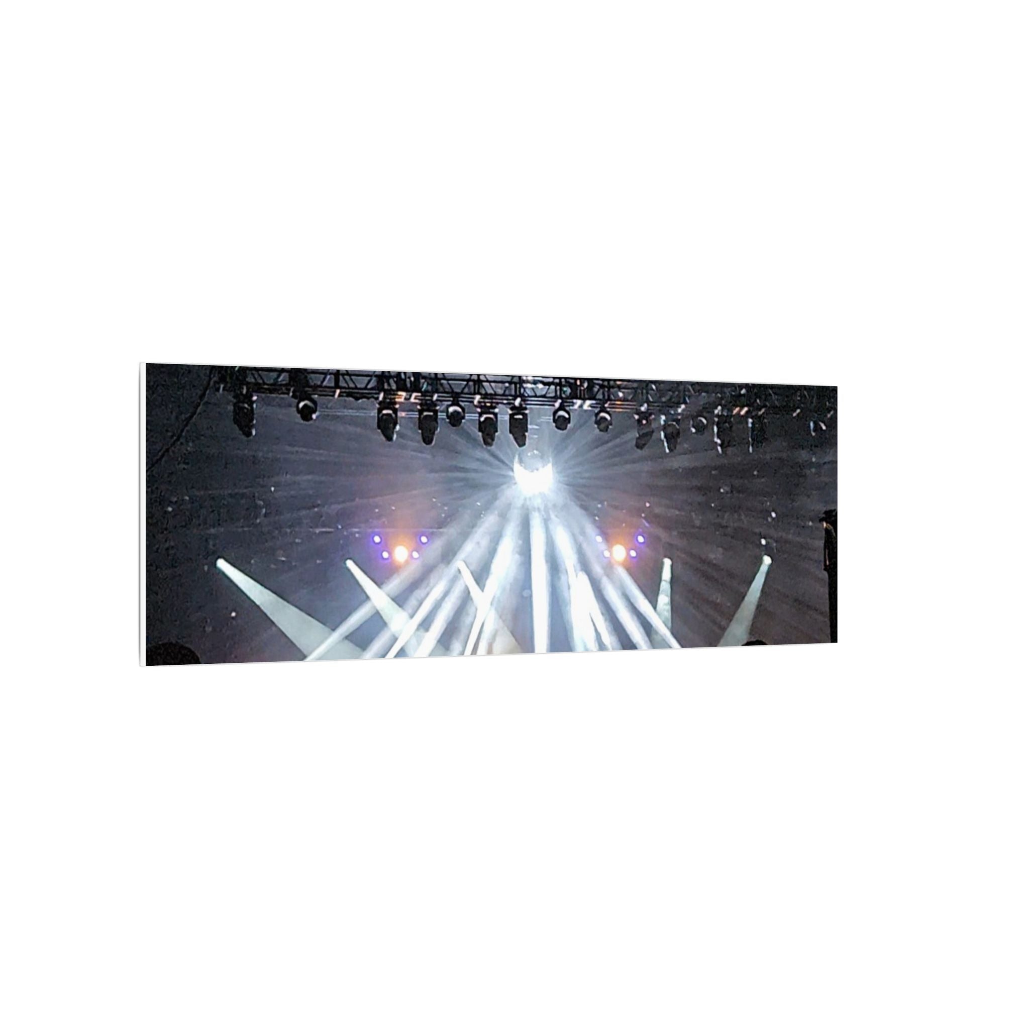 Concert Stage Lights Canvas, Matte Stretched Wall Art | Live Music