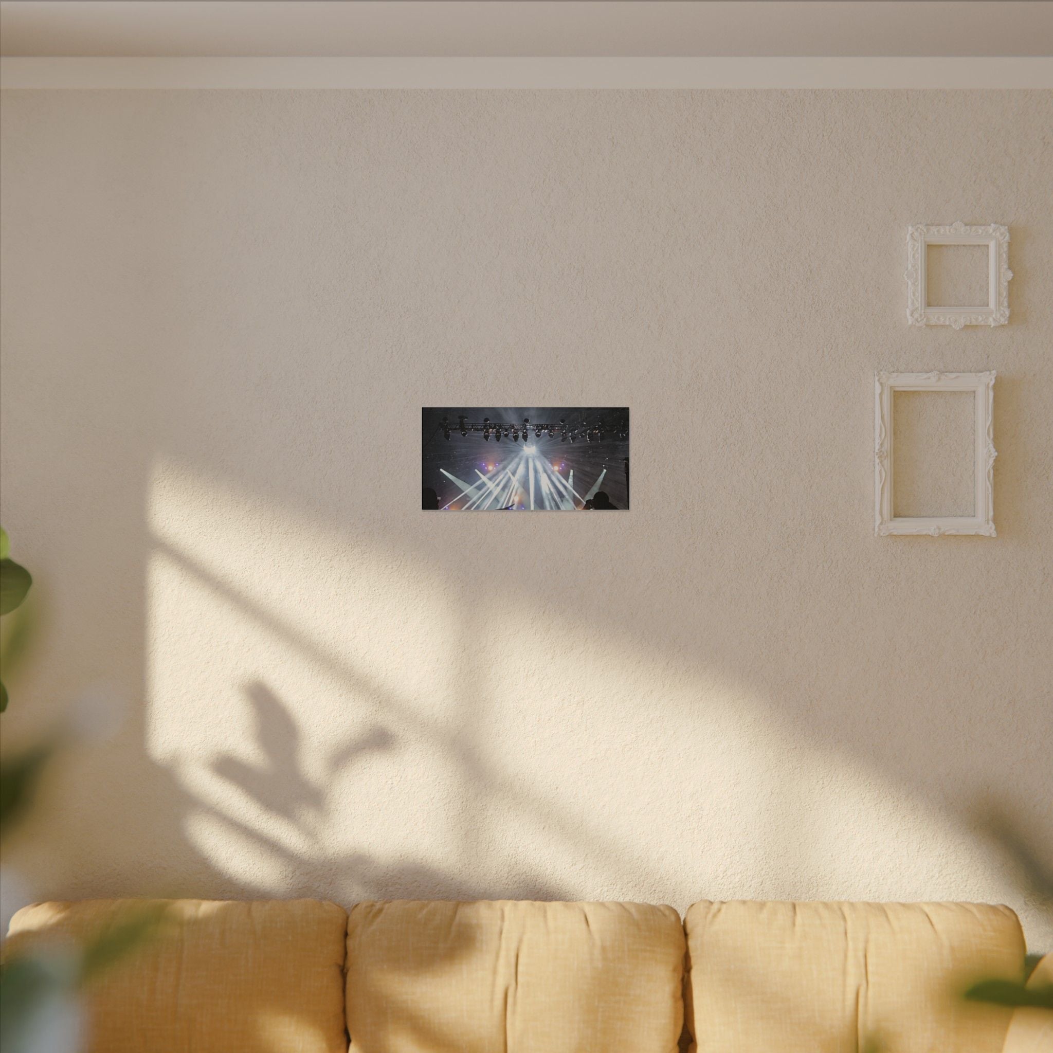 Concert Stage Lights Canvas, Matte Stretched Wall Art | Live Music