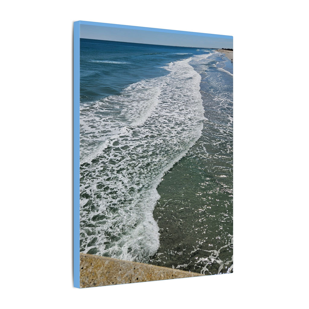 Ocean Shoreline Waves Canvas