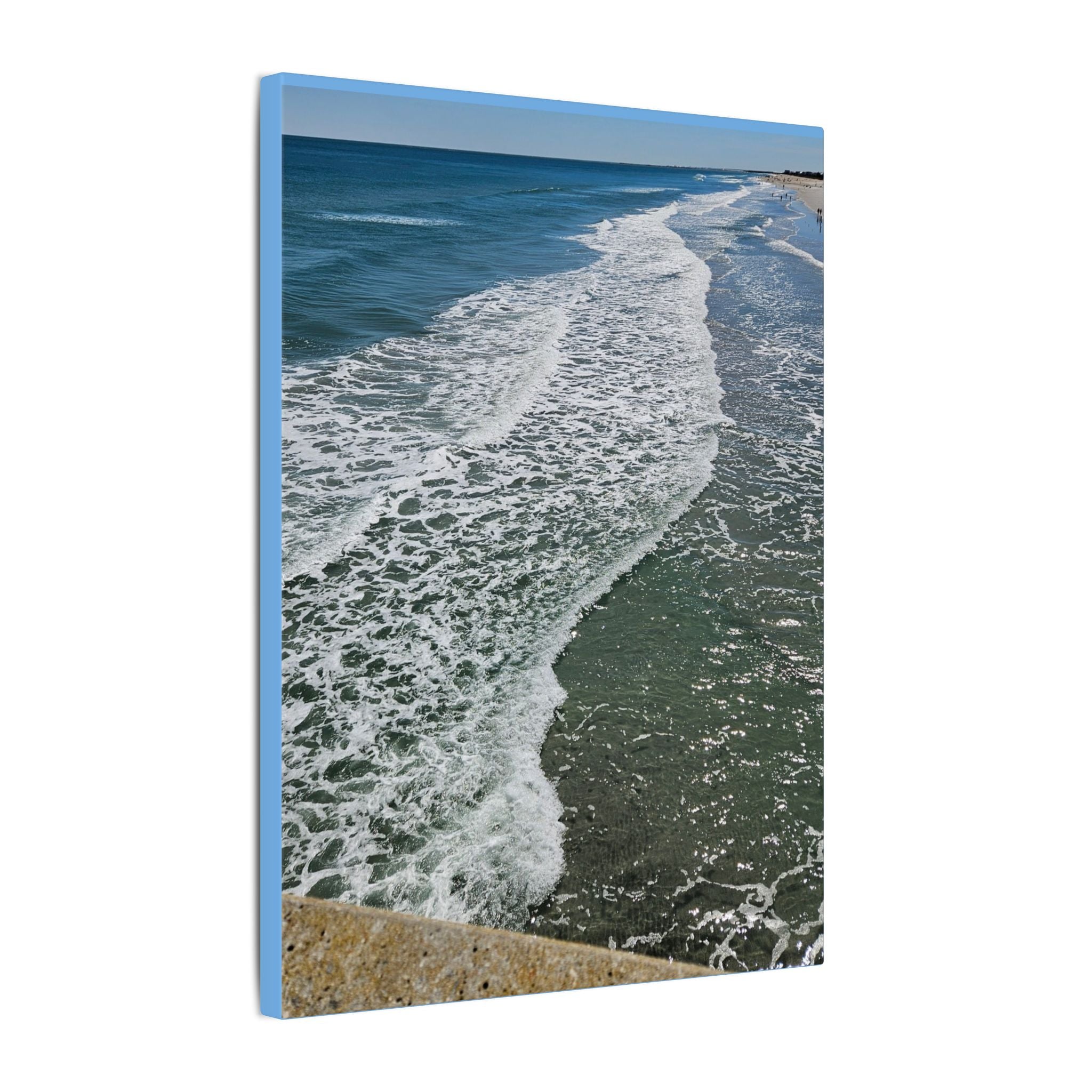 Ocean Shoreline Waves Canvas