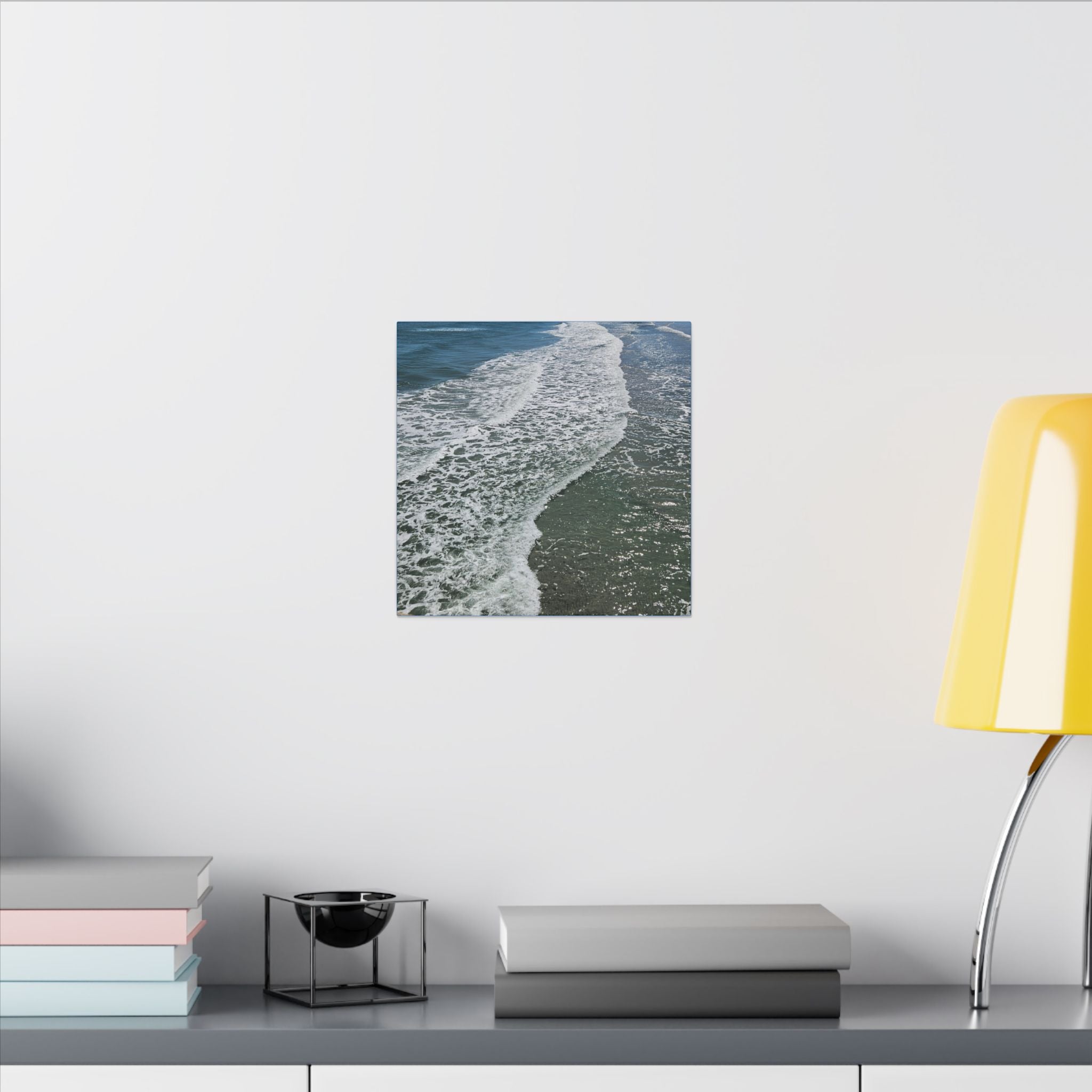 Ocean Shoreline Waves Canvas