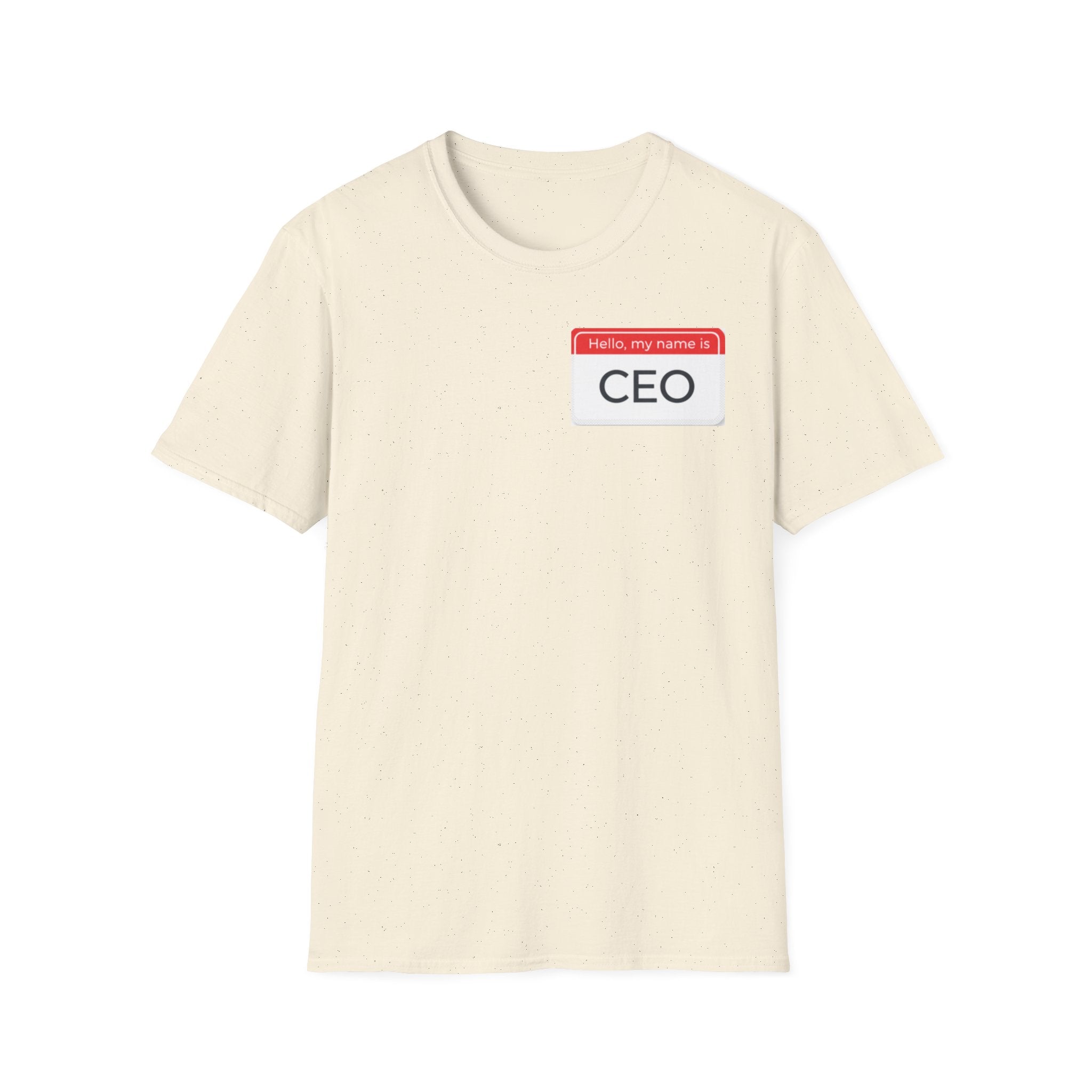 Hello My Name Is CEO T-Shirt | Name Tag Novelty Tee