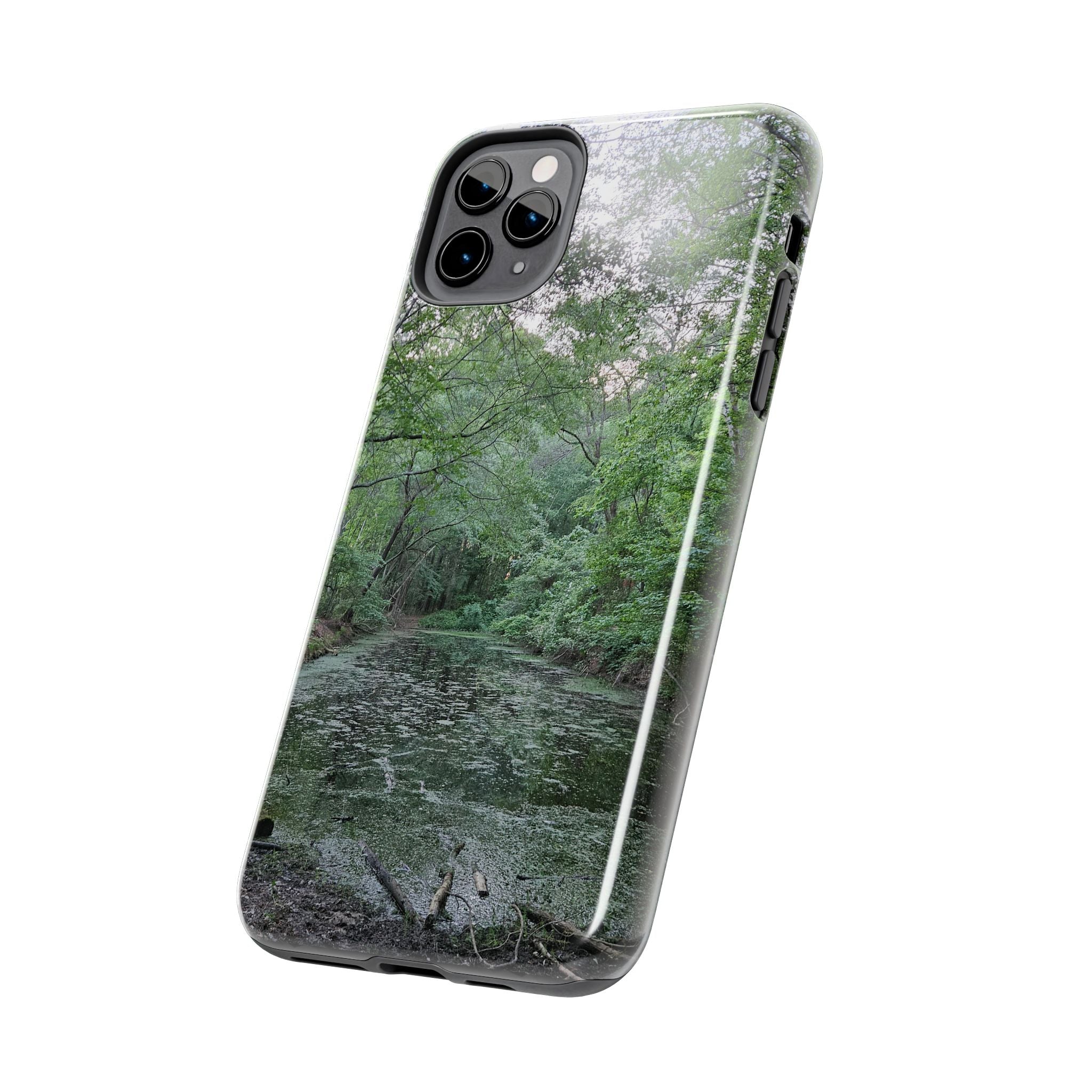 Mossy Pond Phone Case | Nature Landscape Waterproof