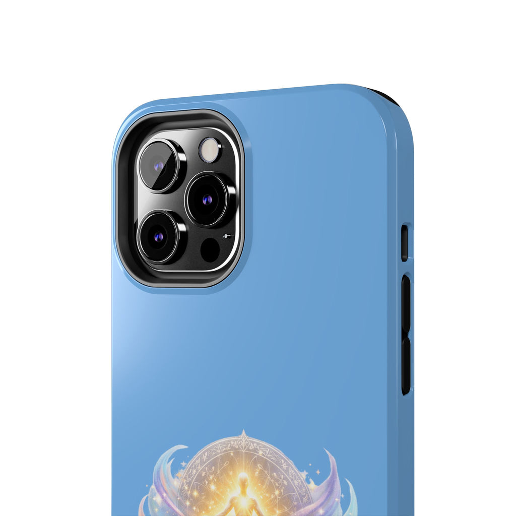 Positive Attracts Positive angel artwork Phone Case | inspirational spiritual design