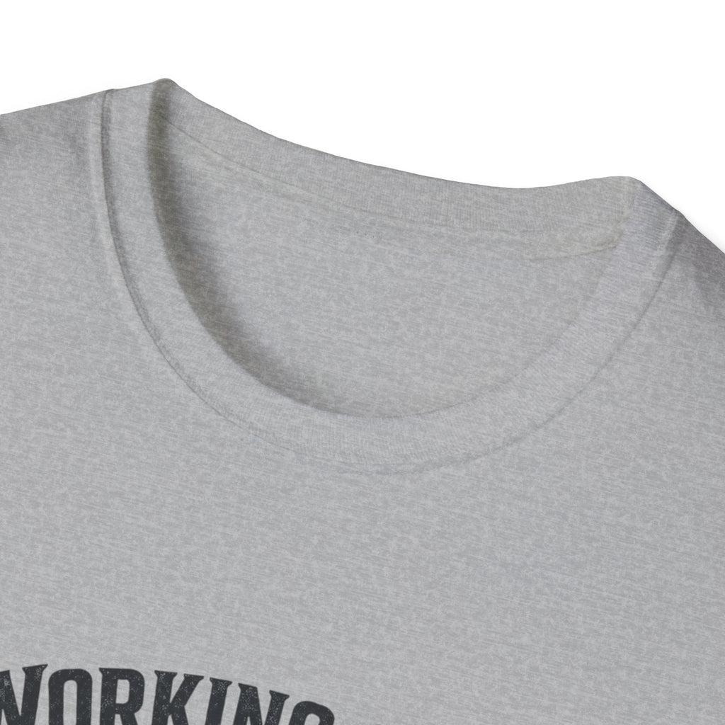 Working Out Is My Therapy T-Shirt — Barbell Fitness Gym Tee