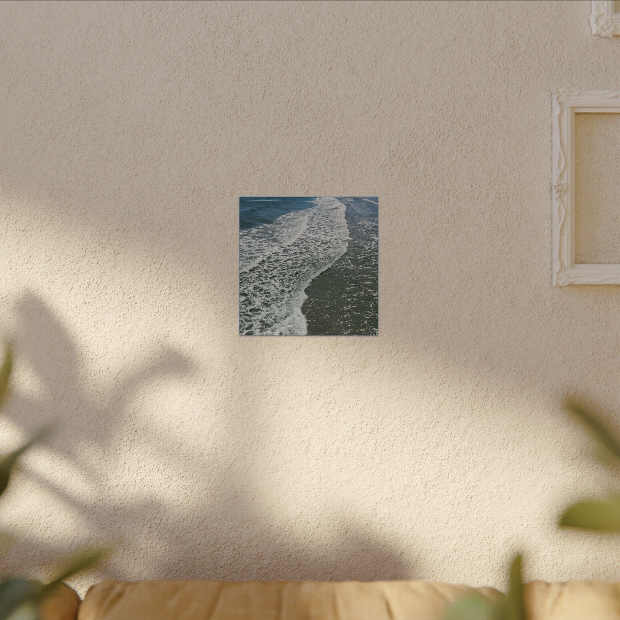 Ocean Shoreline Waves Canvas