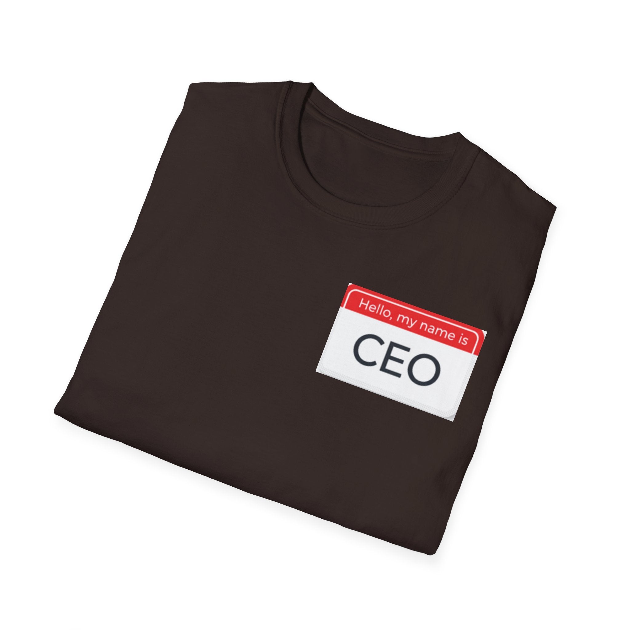 Hello My Name Is CEO T-Shirt | Name Tag Novelty Tee