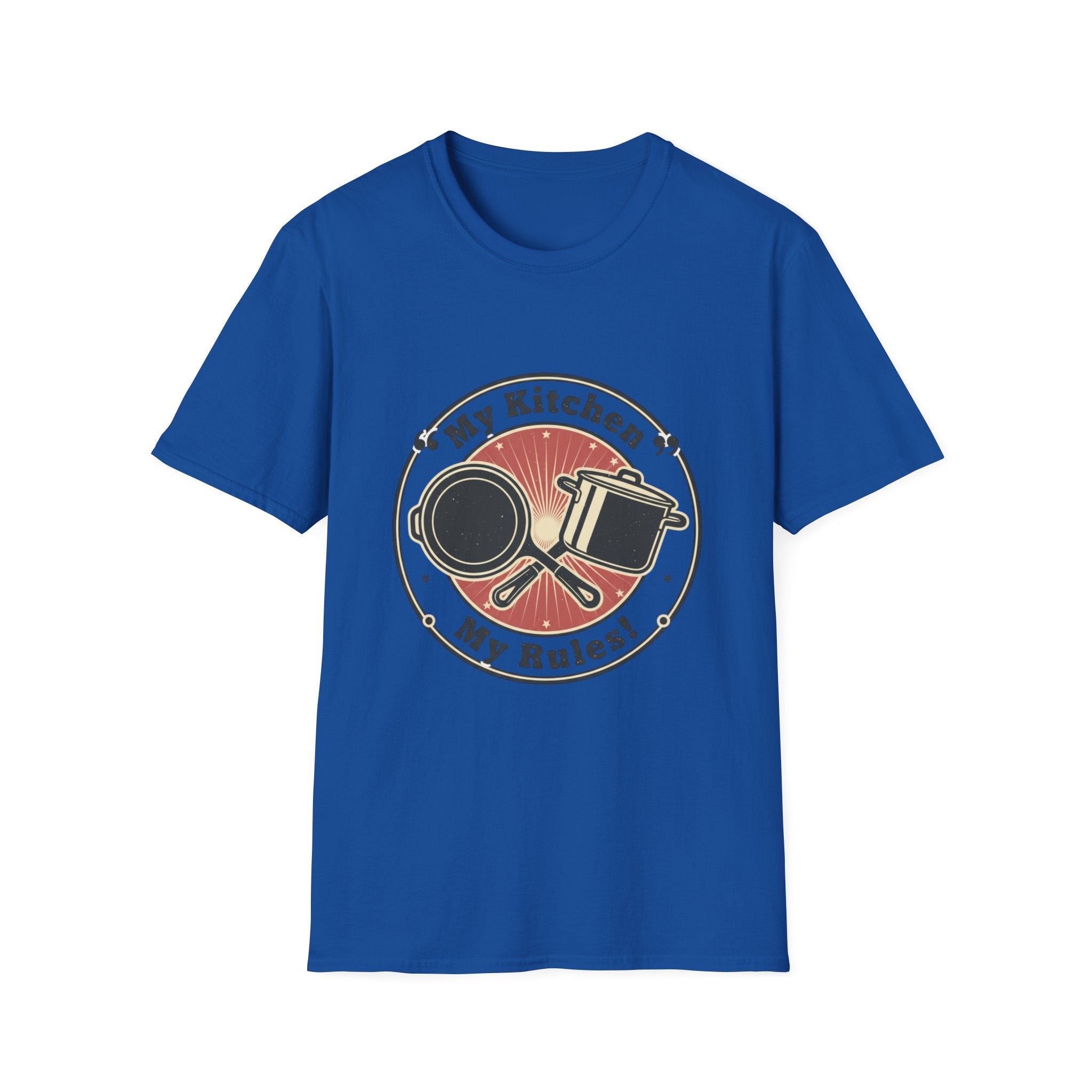 My Kitchen My Rules T-Shirt — Funny Cook/Pan and Pot Graphic Tee