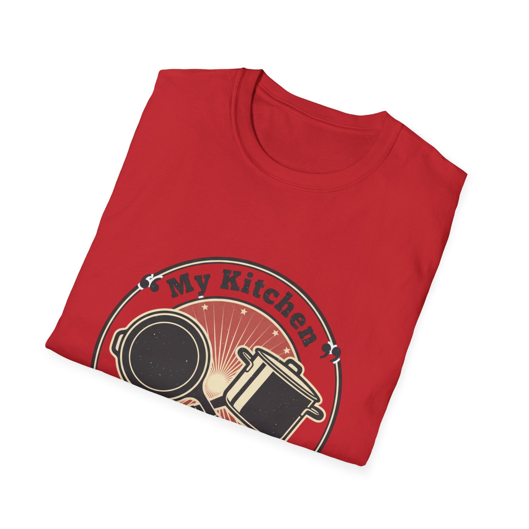My Kitchen My Rules T-Shirt — Funny Cook/Pan and Pot Graphic Tee
