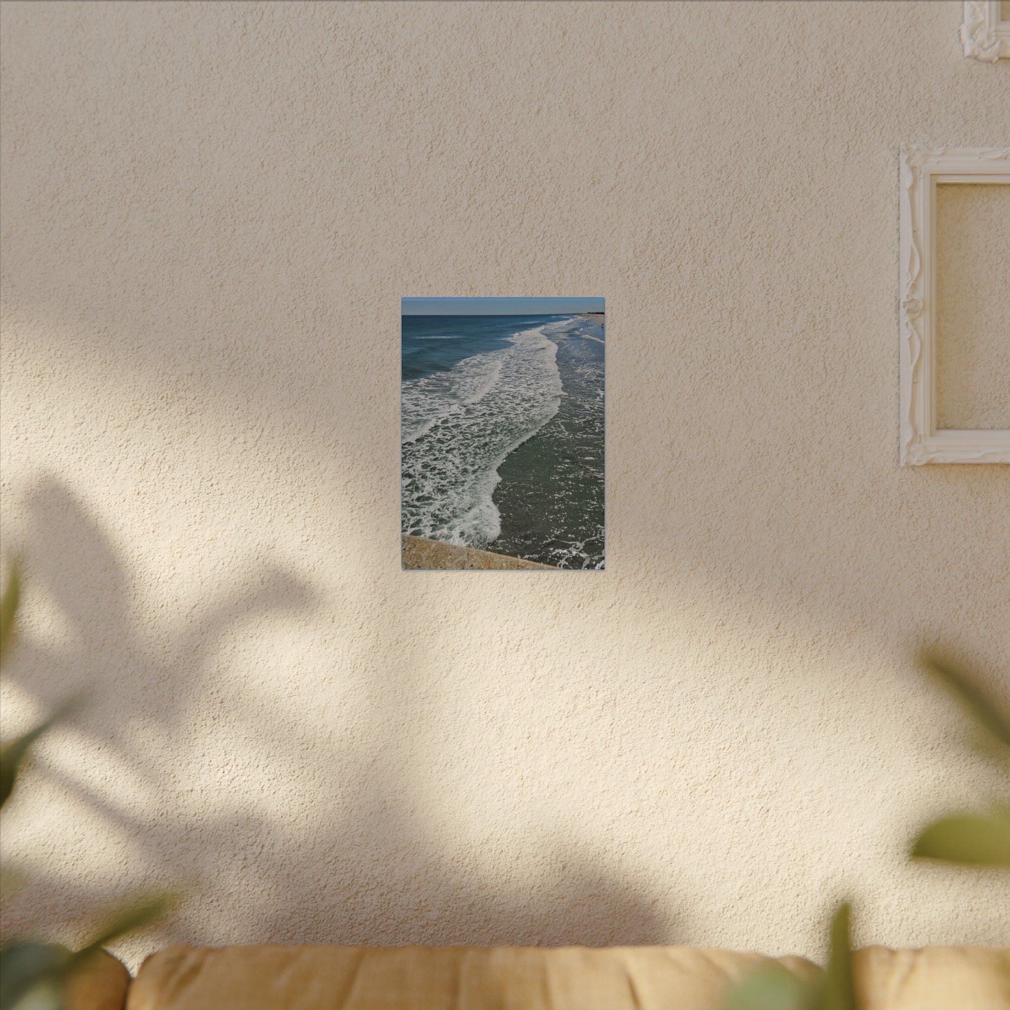 Ocean Shoreline Waves Canvas