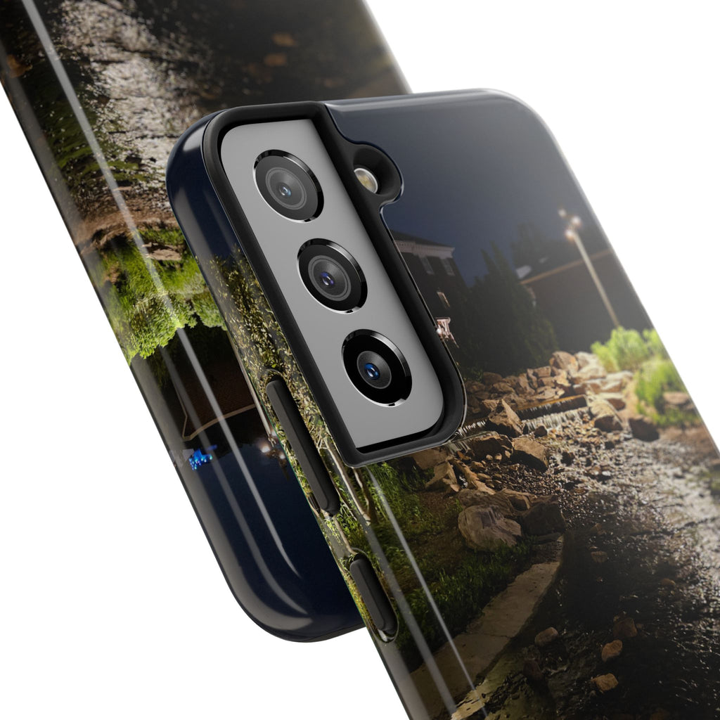 Night River Phone Case — Moody Outdoor Landscape Protective Cover