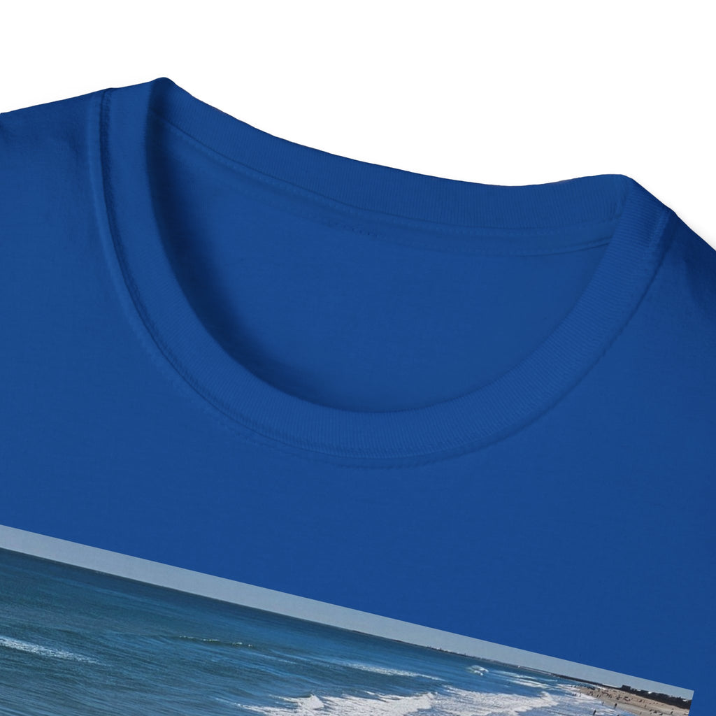 Beach Waves Photo T-Shirt — Coastal Ocean Surf Graphic Tee