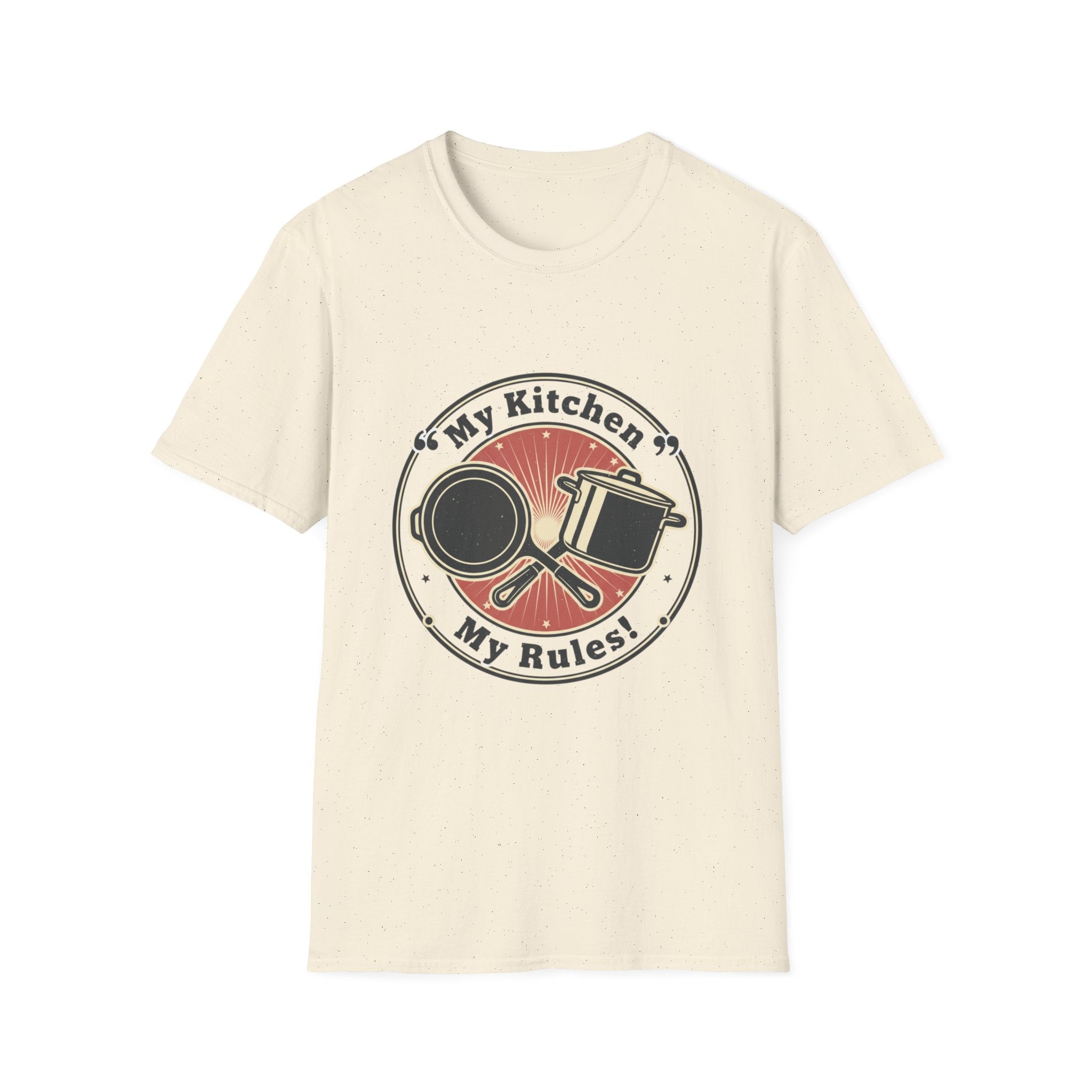 My Kitchen My Rules T-Shirt — Funny Cook/Pan and Pot Graphic Tee
