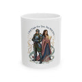 I Will Fight For You, Not With You Illustration Mug