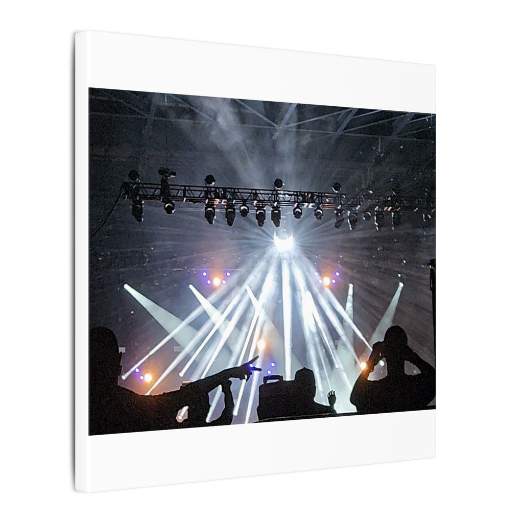 Concert Stage Lights Canvas, Matte Stretched Wall Art | Live Music