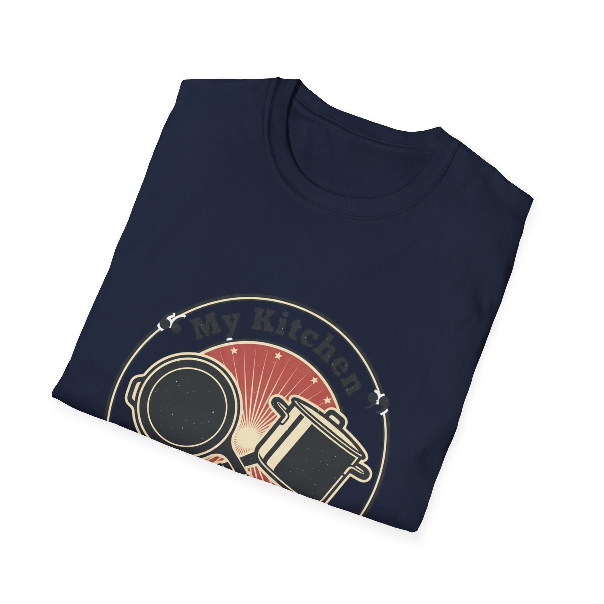 My Kitchen My Rules T-Shirt — Funny Cook/Pan and Pot Graphic Tee