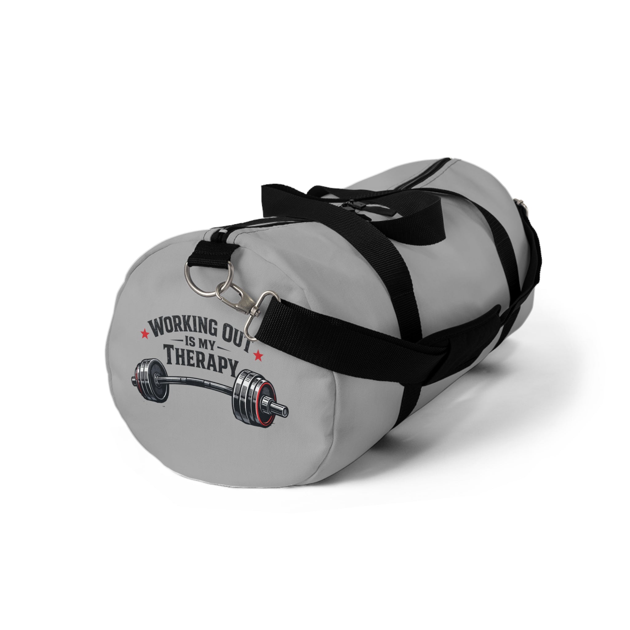 Working Out is my Therapy Duffel Bag | Personalized Sports Travel Gym Bag
