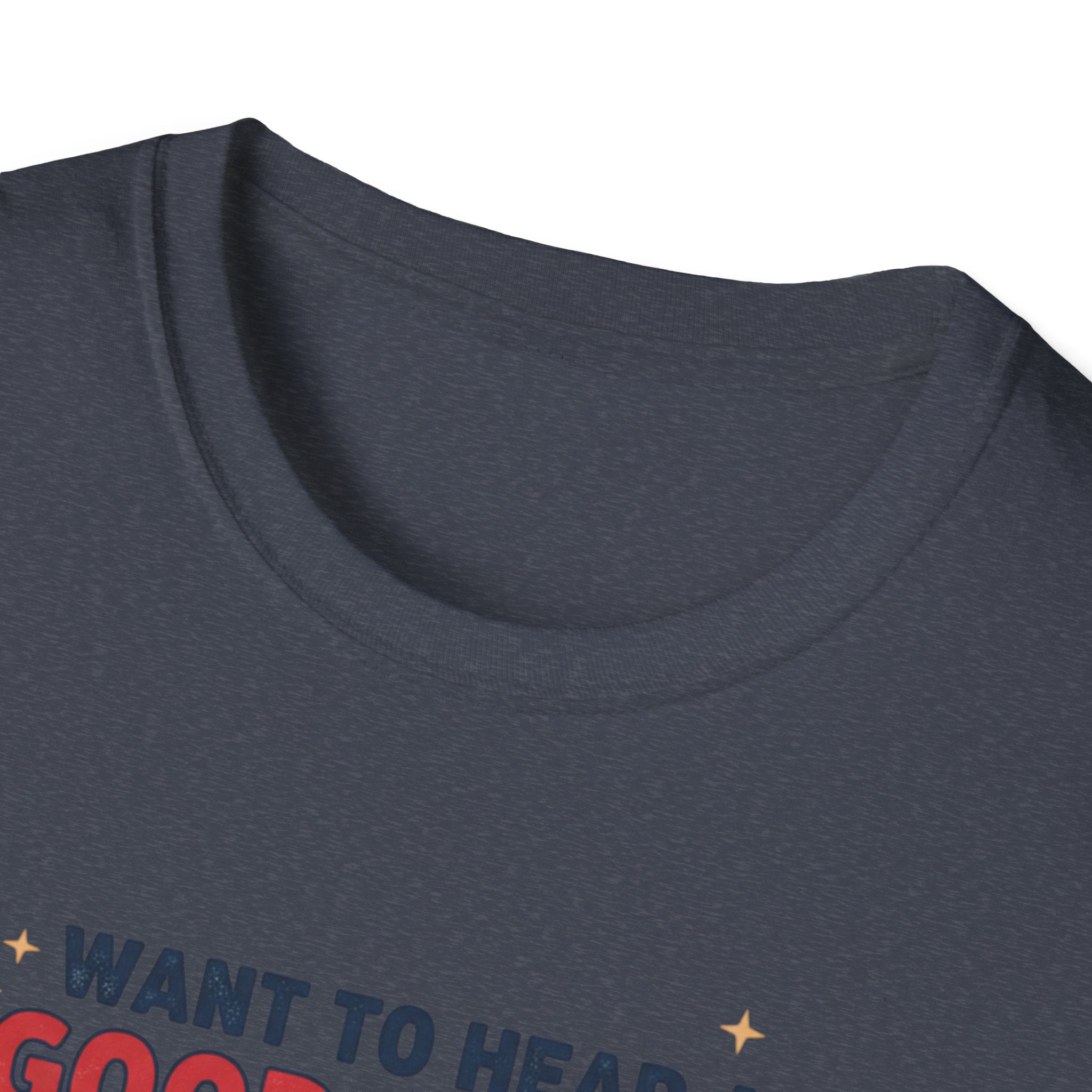 'Want to Hear a Good Knock Knock Joke?' T-Shirt — Novelty Door Cartoon Tee