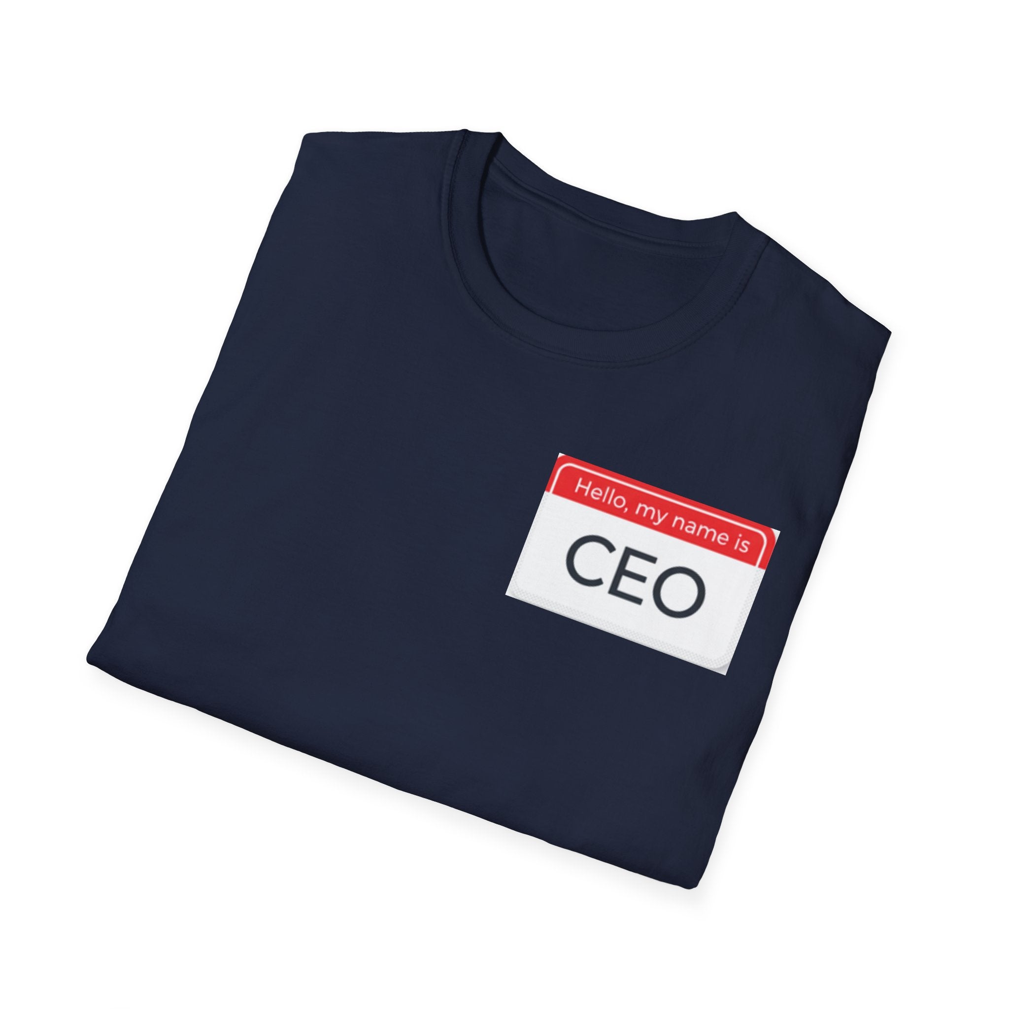 Hello My Name Is CEO T-Shirt | Name Tag Novelty Tee