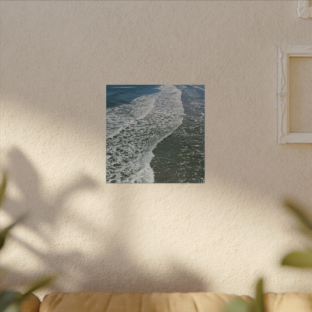 Ocean Shoreline Waves Canvas