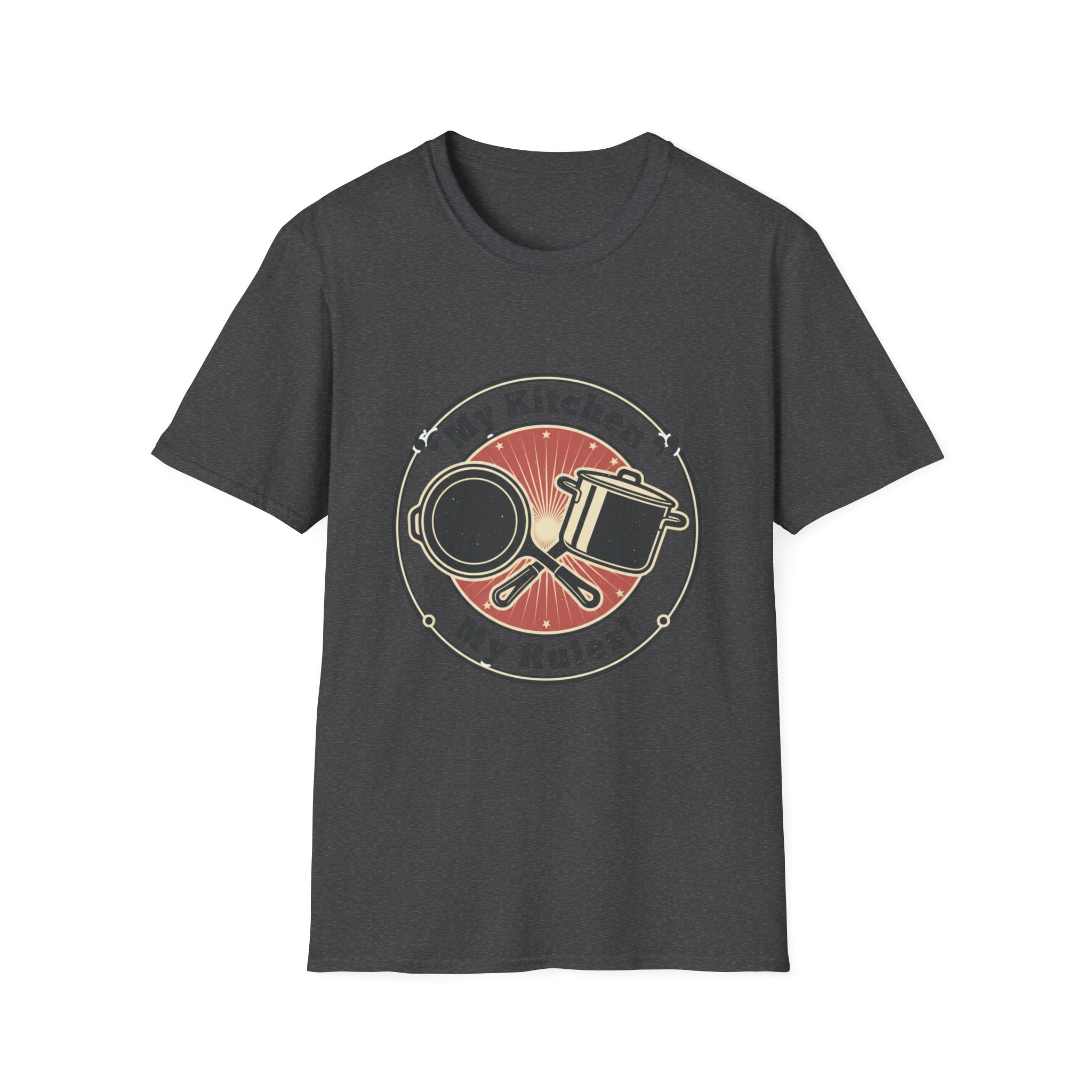 My Kitchen My Rules T-Shirt — Funny Cook/Pan and Pot Graphic Tee
