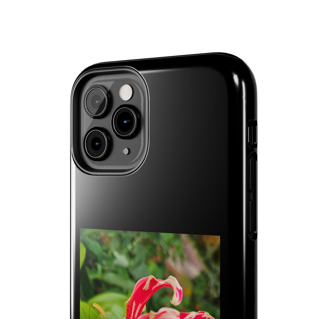 Gloriosa Lily Tough Phone Case | Red Tropical Flower Phone Case