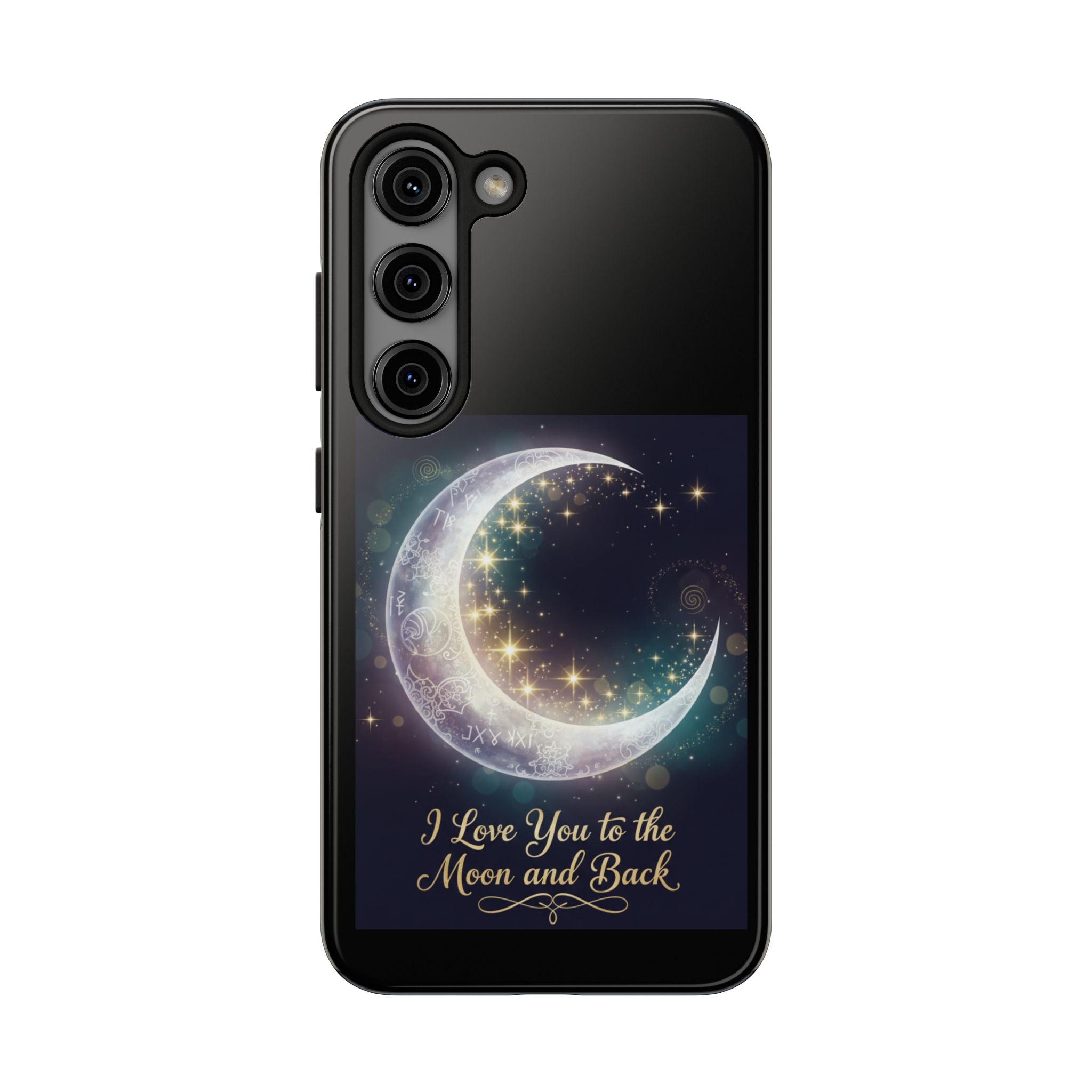 I Love You to the Moon and Back Phone Case | Moon Crescent Stars