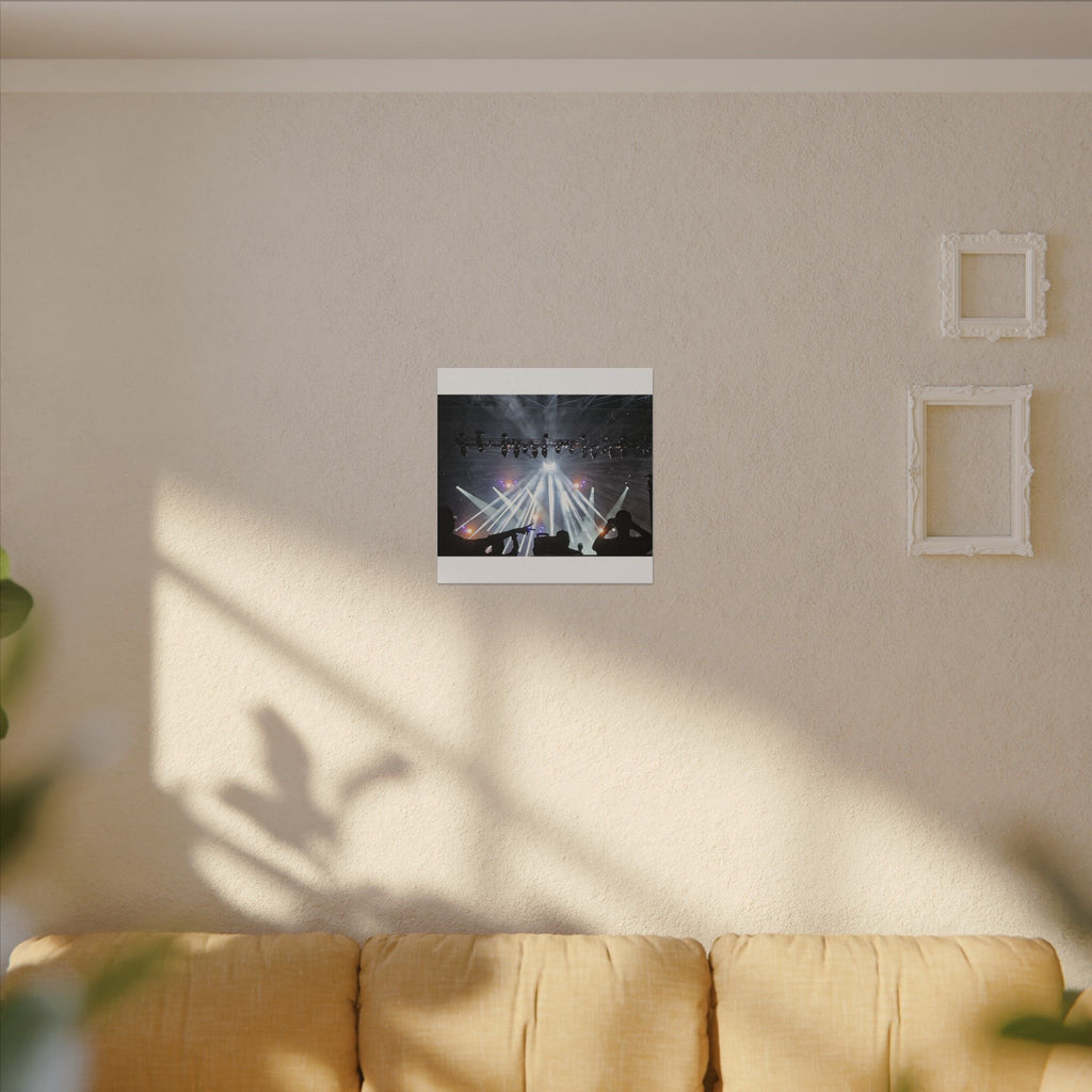 Concert Stage Lights Canvas, Matte Stretched Wall Art | Live Music
