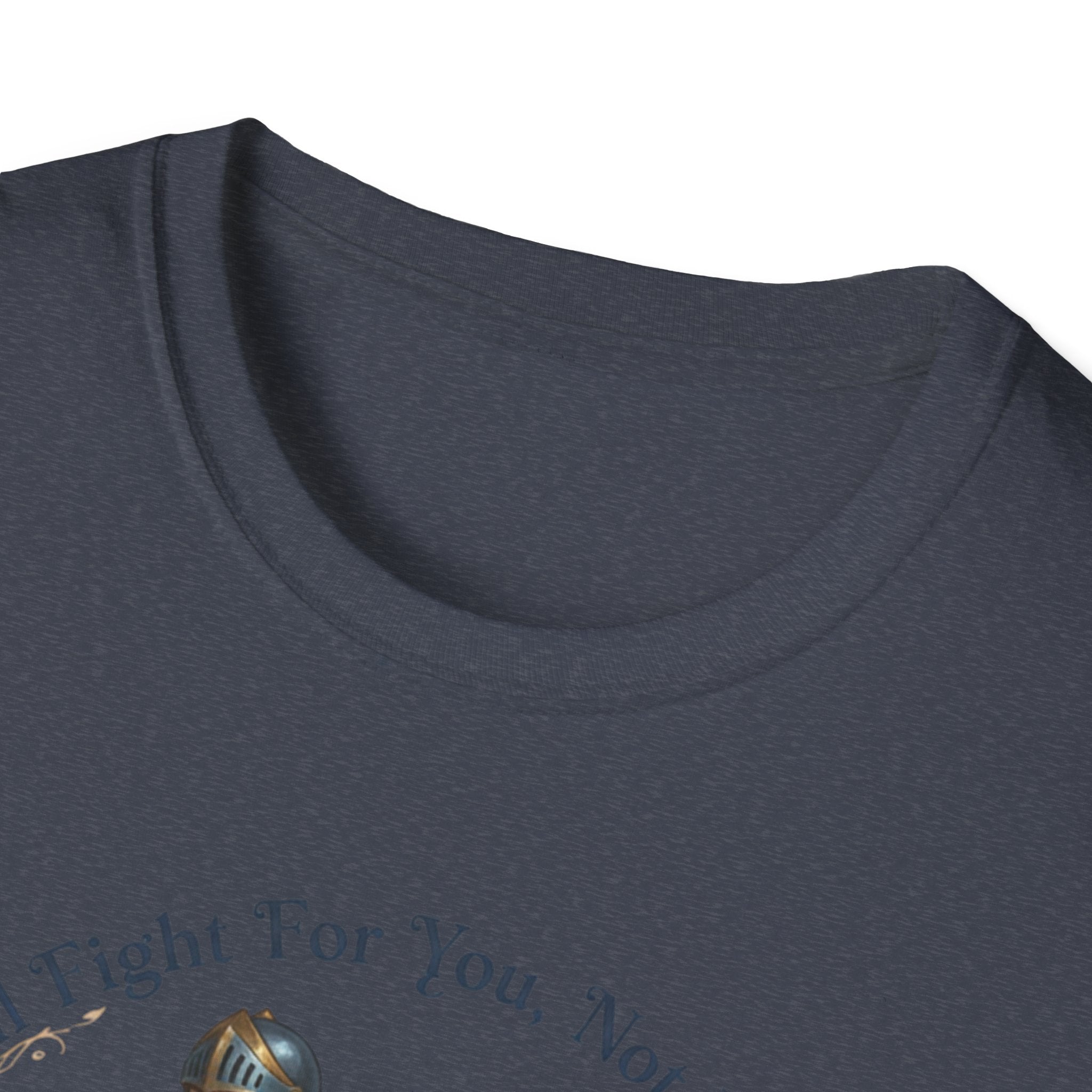I Will Fight For You, Not With You Illustration T-Shirt | Fantasy Couple, Viper Motif