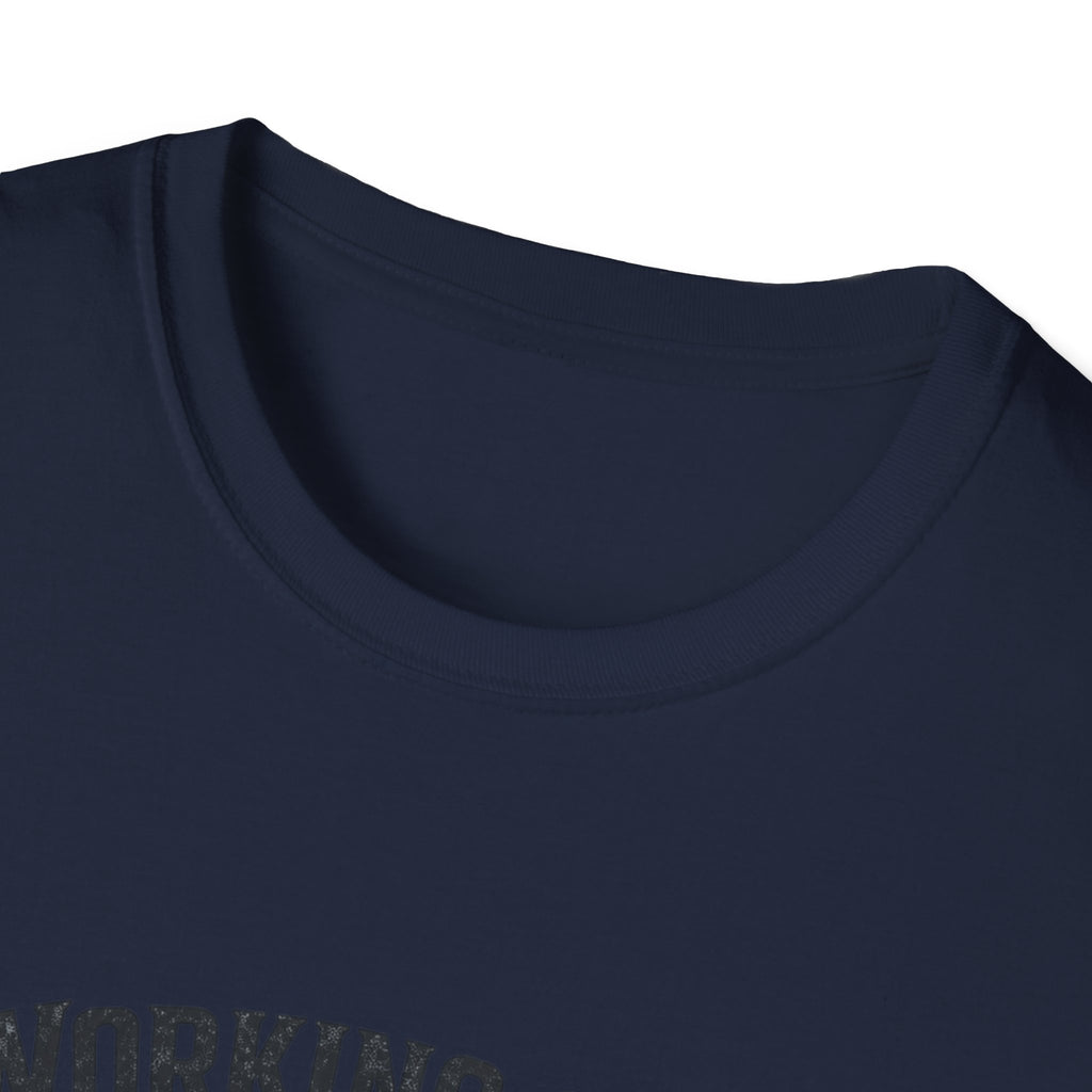 Working Out Is My Therapy T-Shirt — Barbell Fitness Gym Tee
