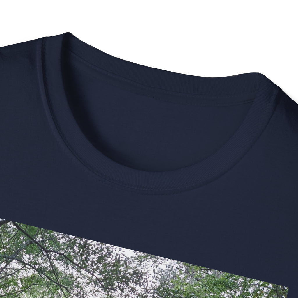 Mossy Pond T‑Shirt — Serene Green Nature Photography Tee