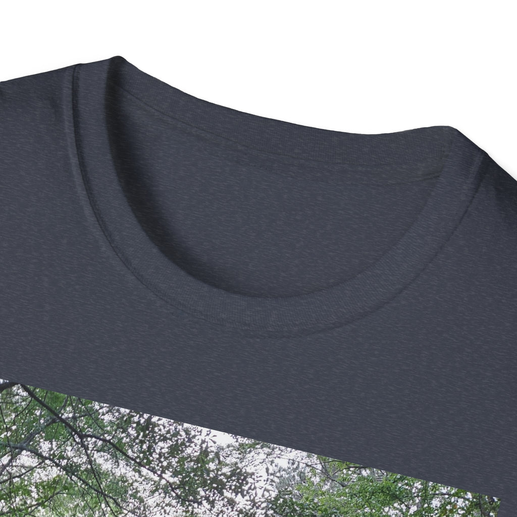 Mossy Pond T‑Shirt — Serene Green Nature Photography Tee