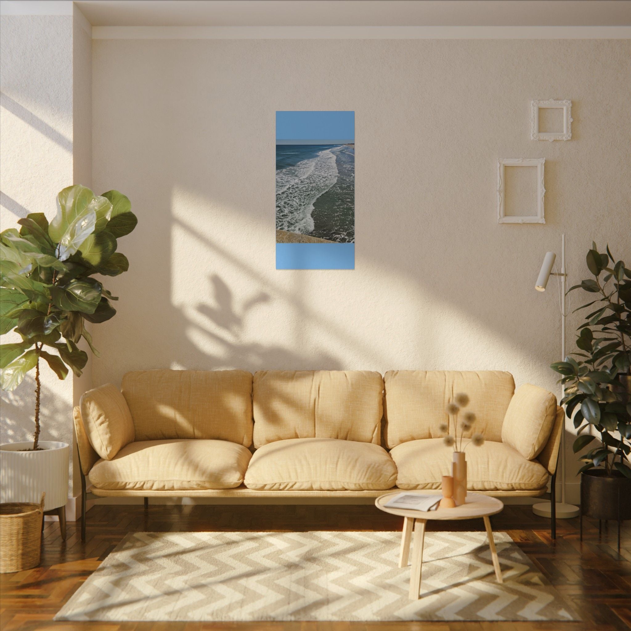 Ocean Shoreline Waves Canvas