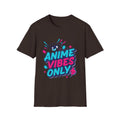Anime Vibes Only T-Shirt | Retro Neon Anime Eye Design