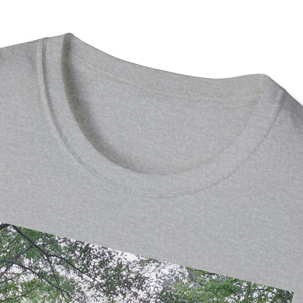 Mossy Pond T‑Shirt — Serene Green Nature Photography Tee