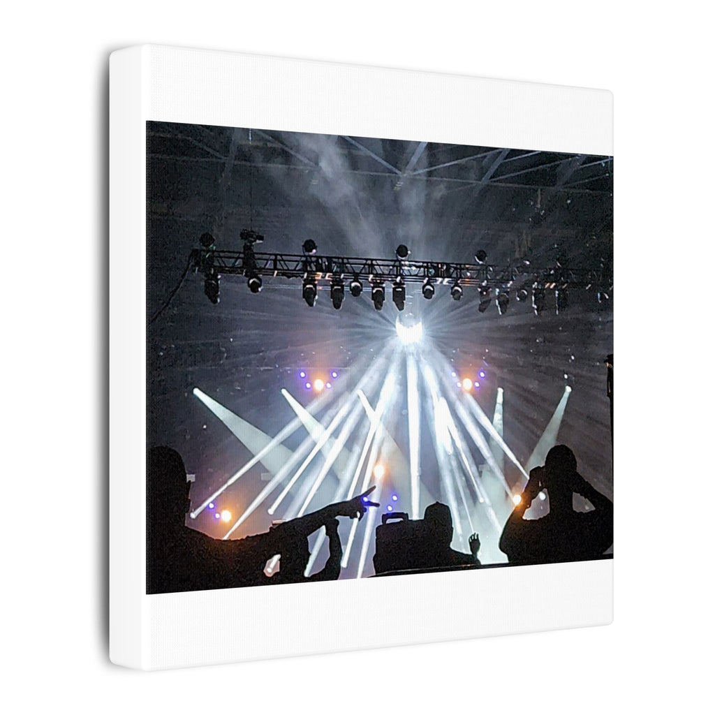 Concert Stage Lights Canvas, Matte Stretched Wall Art | Live Music