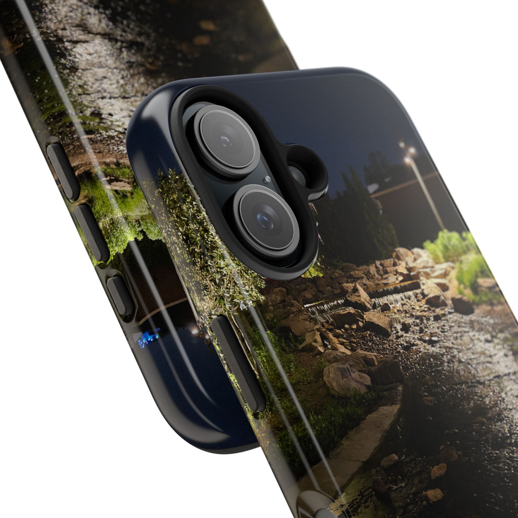 Night River Phone Case — Moody Outdoor Landscape Protective Cover