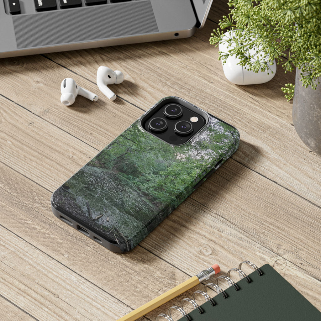 Mossy Pond Phone Case | Nature Landscape Waterproof