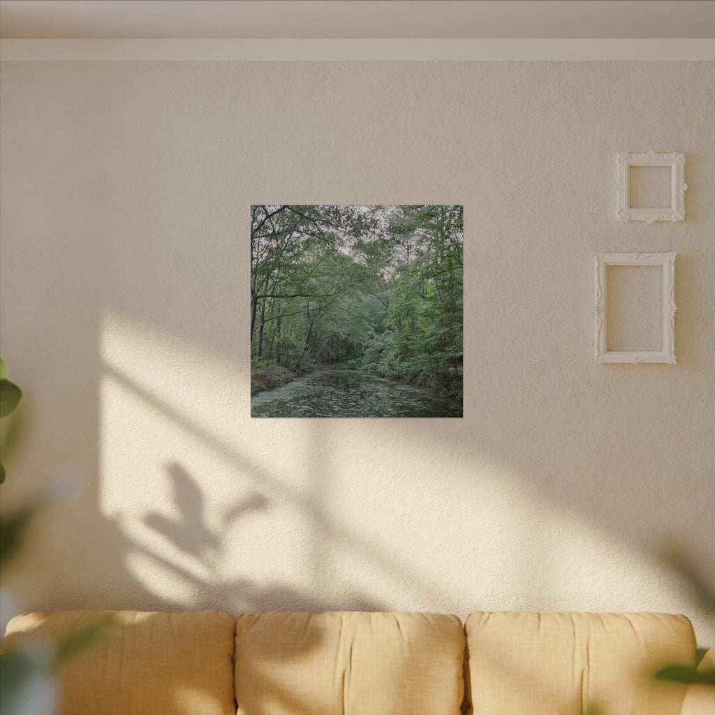 Mossy Pond Canvas Matte Stretched Wall Art