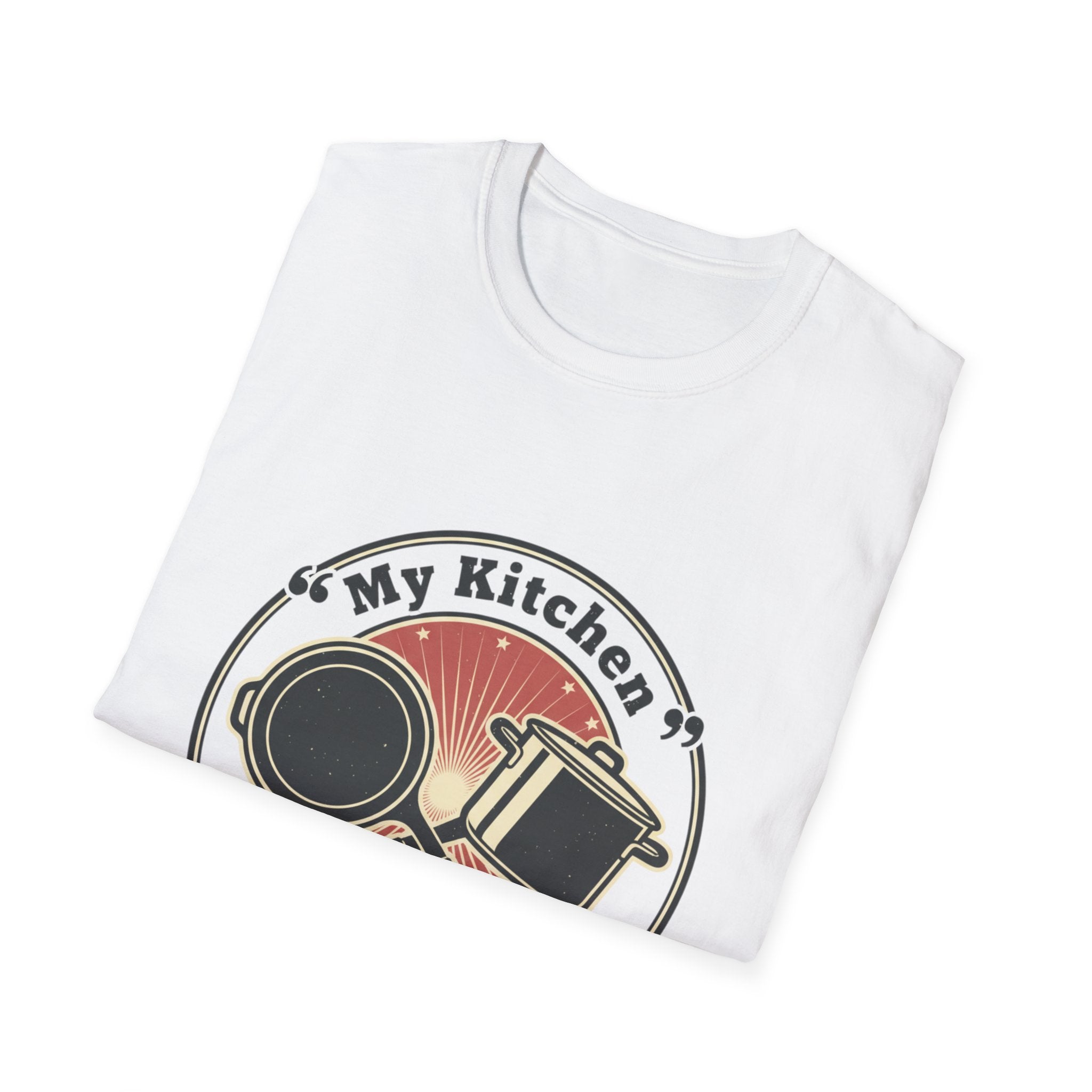 My Kitchen My Rules T-Shirt — Funny Cook/Pan and Pot Graphic Tee