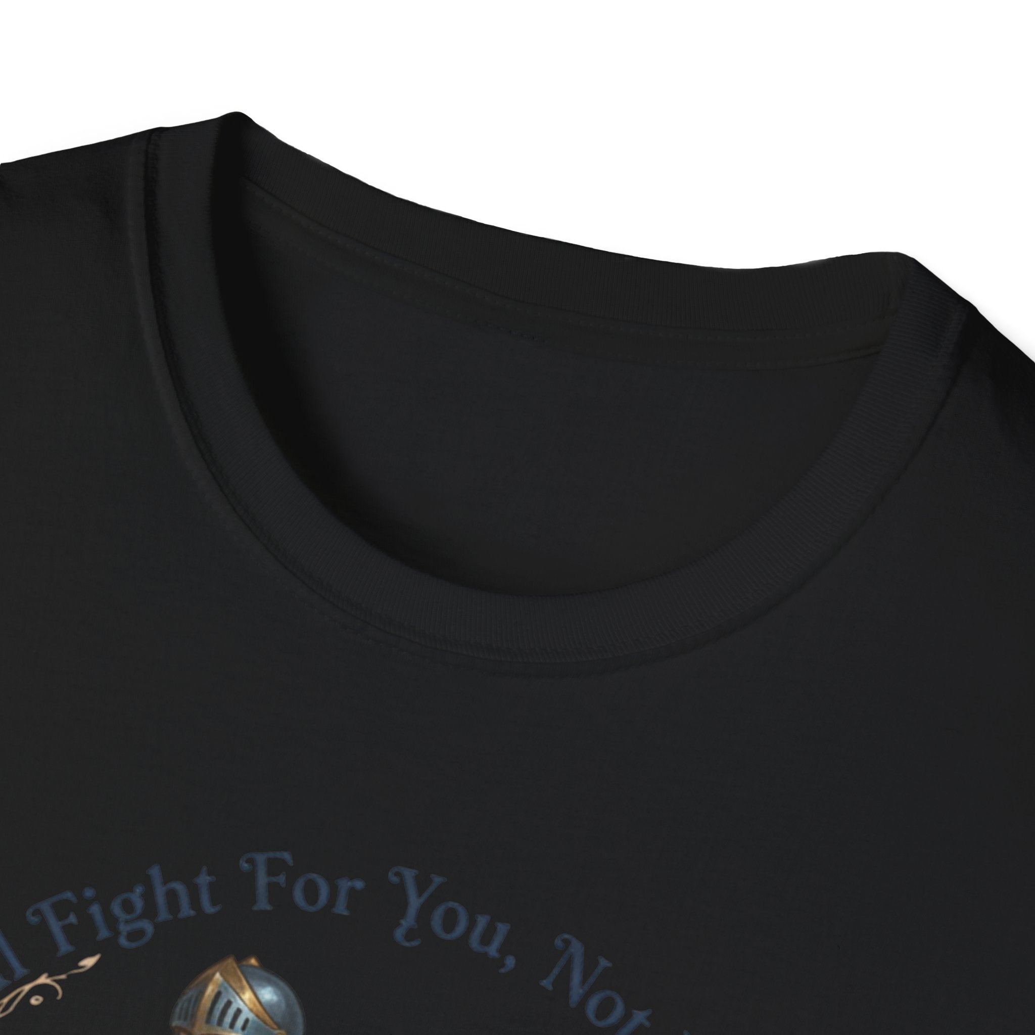 I Will Fight For You, Not With You Illustration T-Shirt | Fantasy Couple, Viper Motif