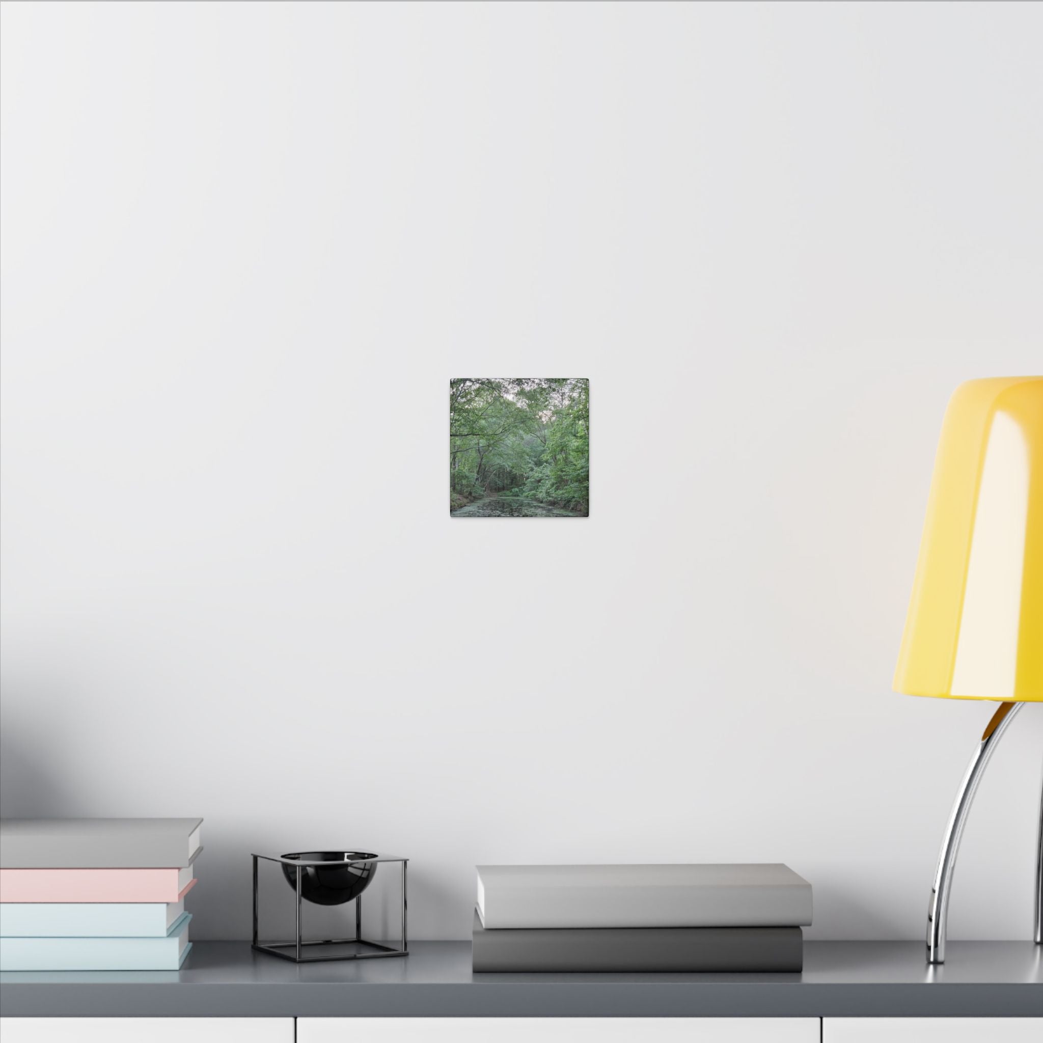 Mossy Pond Canvas Matte Stretched Wall Art