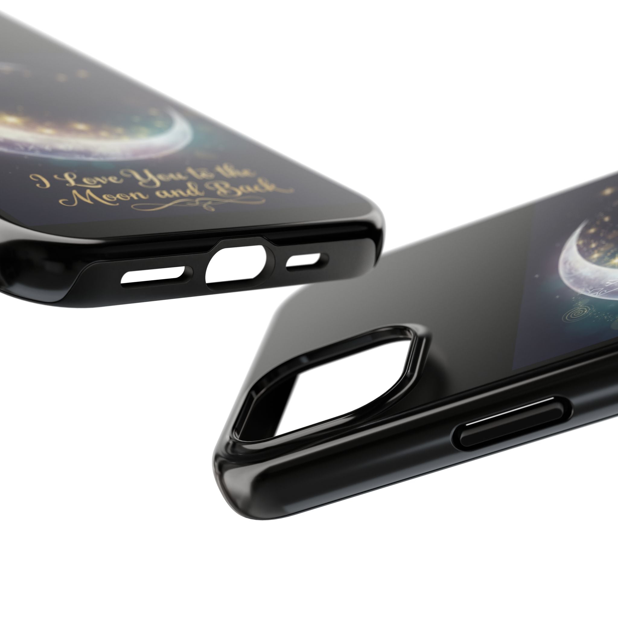 I Love You to the Moon and Back Phone Case | Moon Crescent Stars