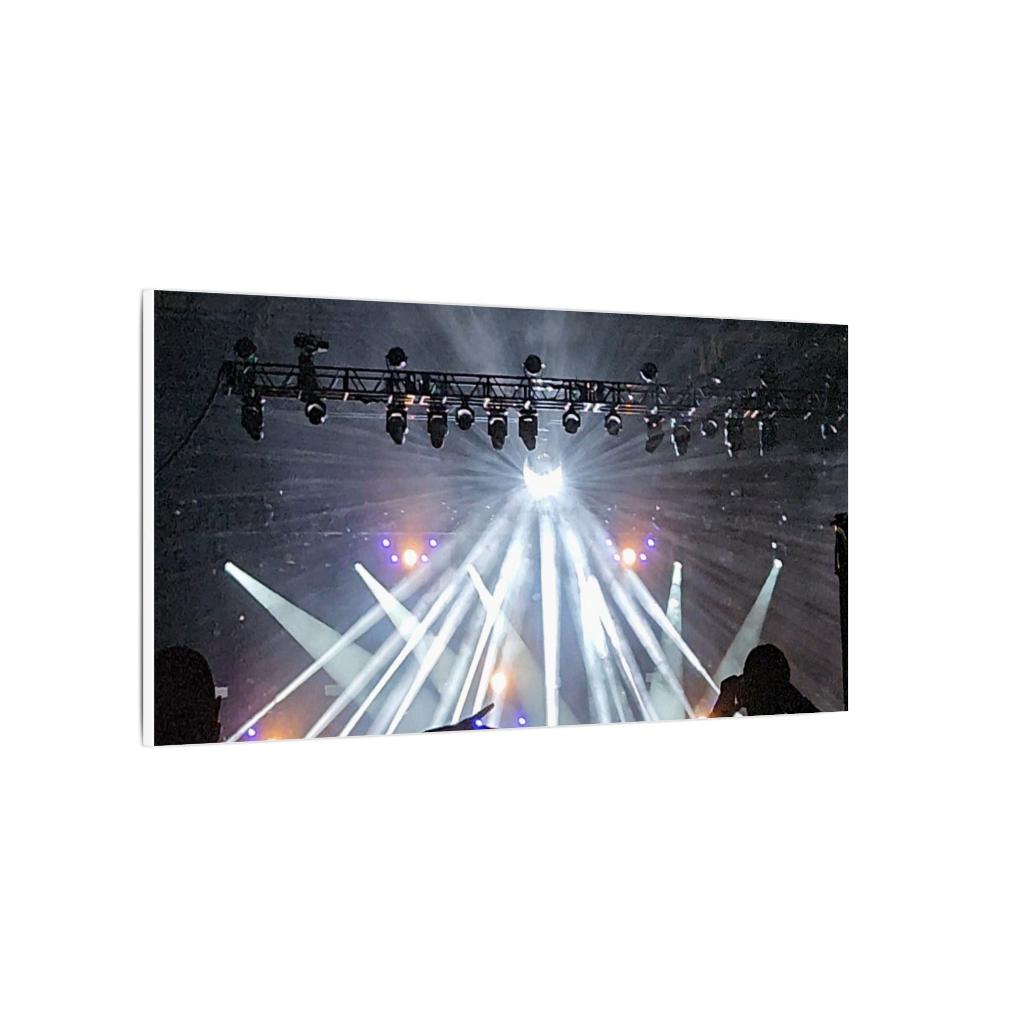 Concert Stage Lights Canvas, Matte Stretched Wall Art | Live Music