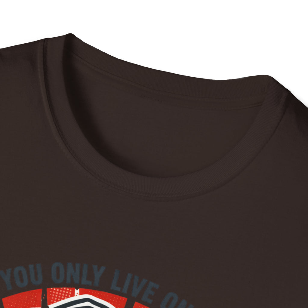 Motivational Fitness T-Shirt — "You Only Live Once So Go Get Fit!"